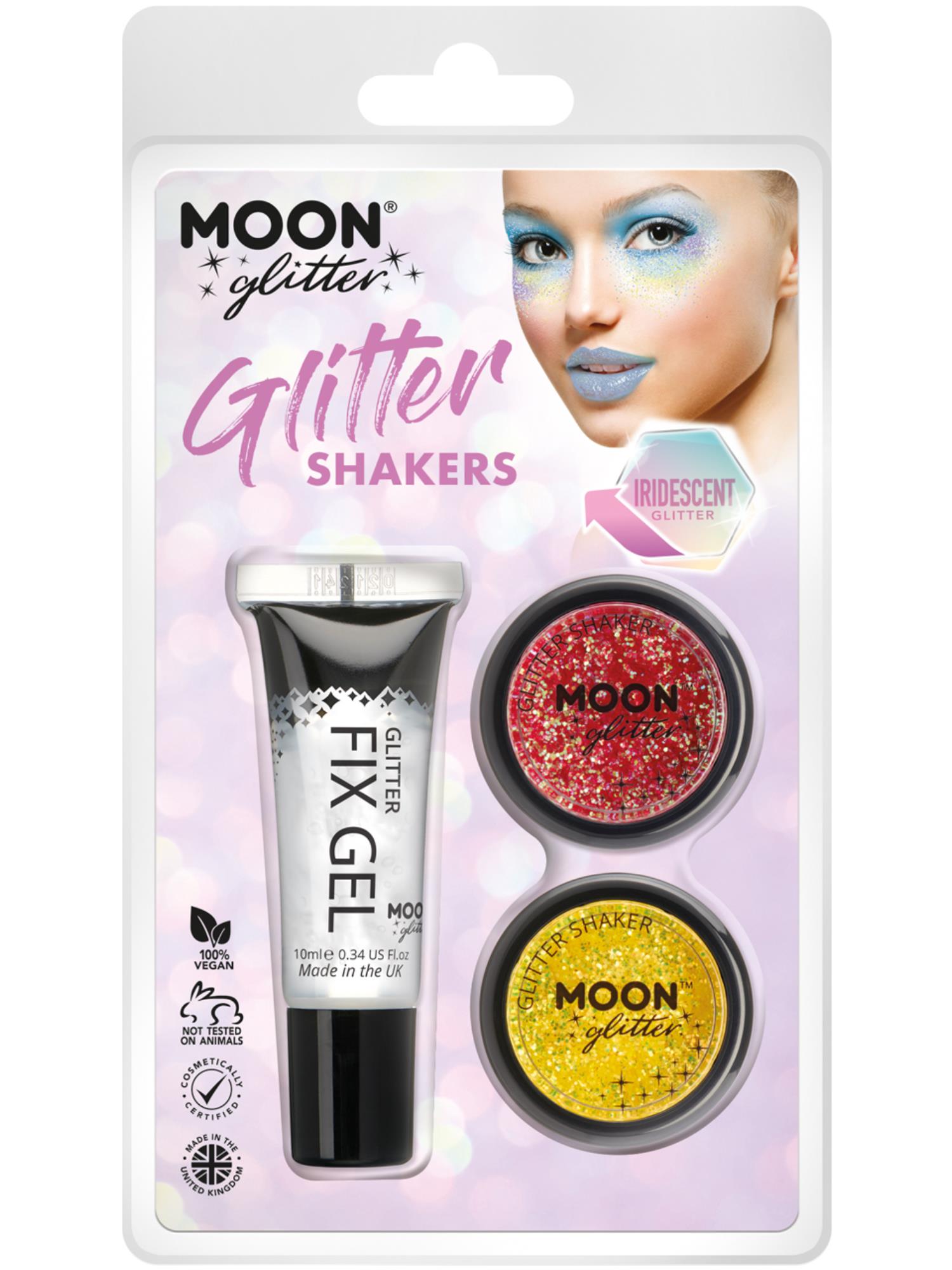 Moon Glitter Iridescent Glitter Shakers,