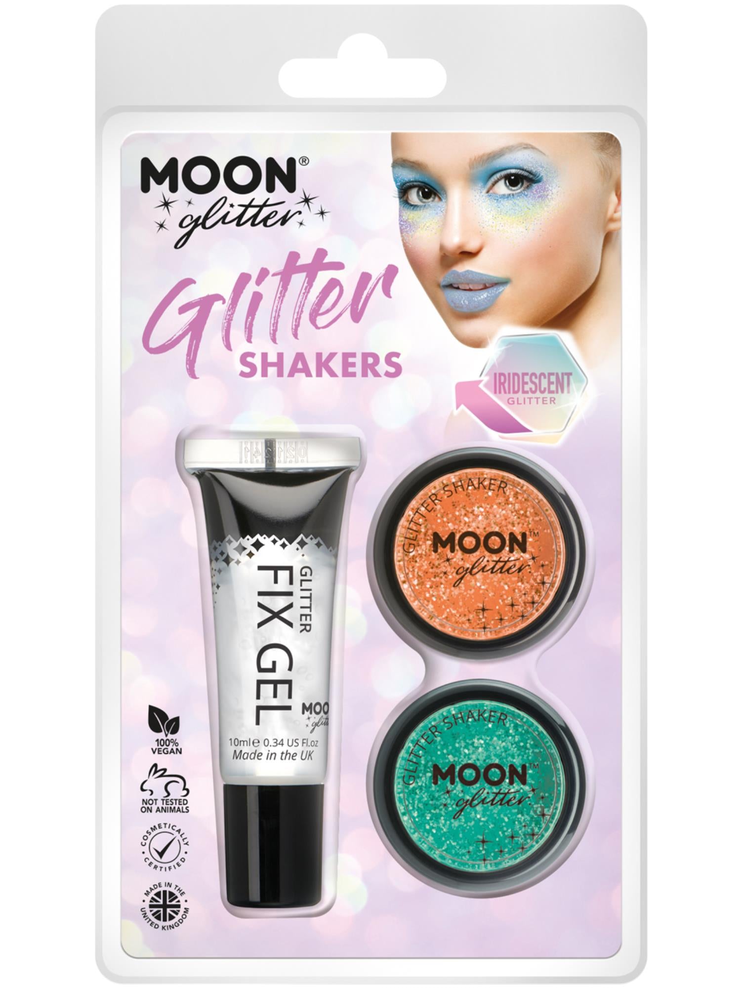 Moon Glitter Iridescent Glitter Shakers,