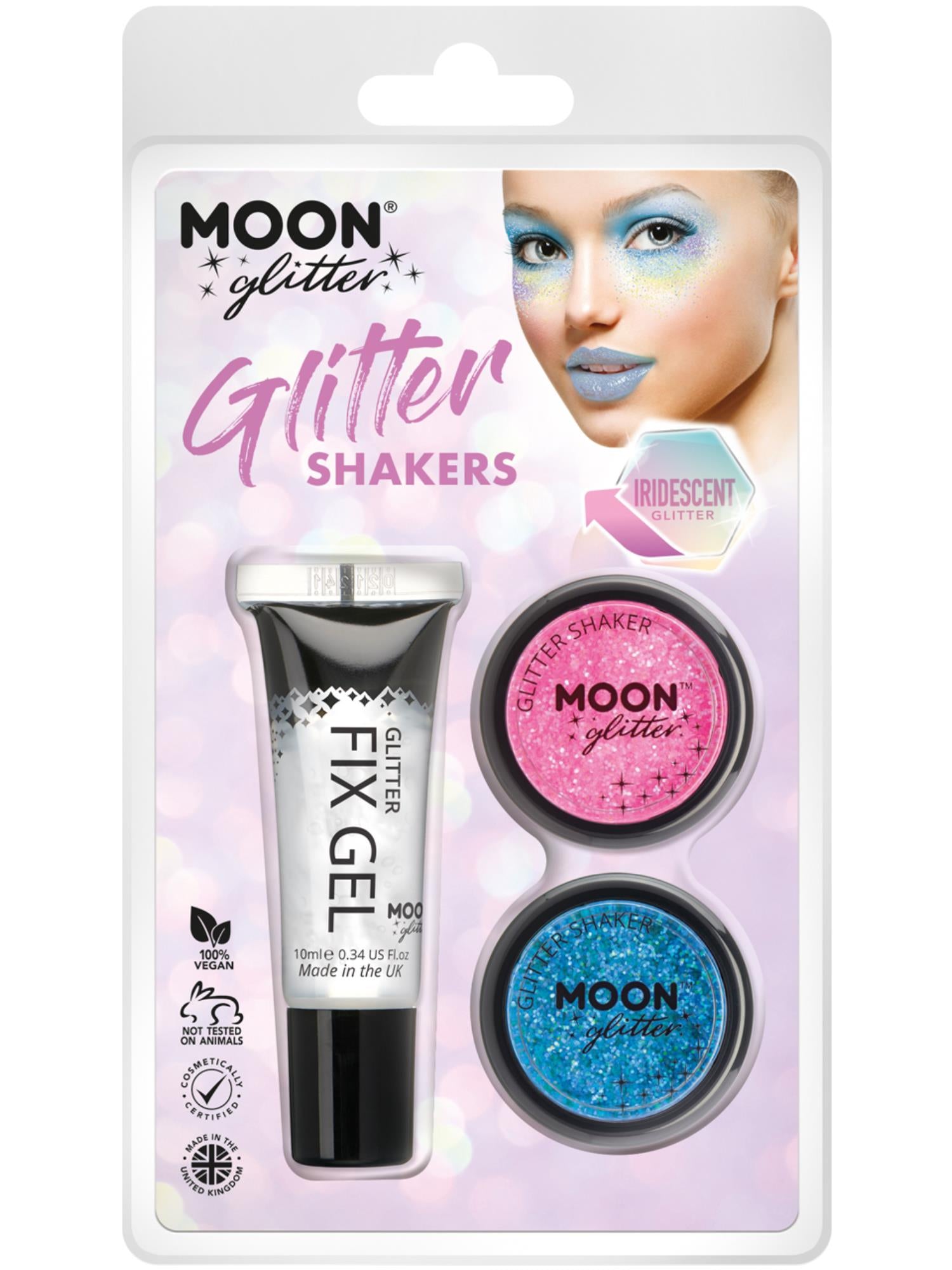 Moon Glitter Iridescent Glitter Shakers,