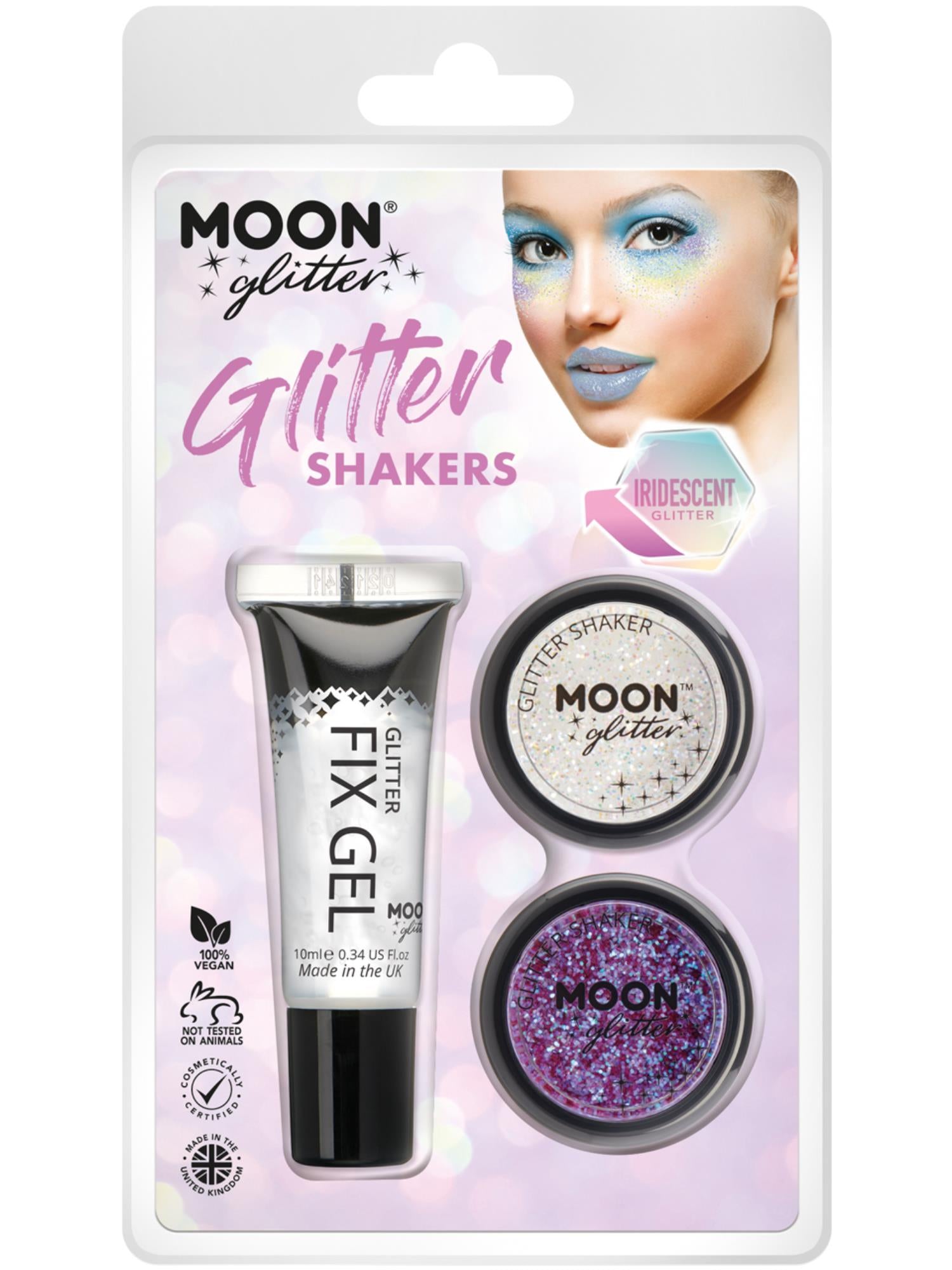 Moon Glitter Iridescent Glitter Shakers,