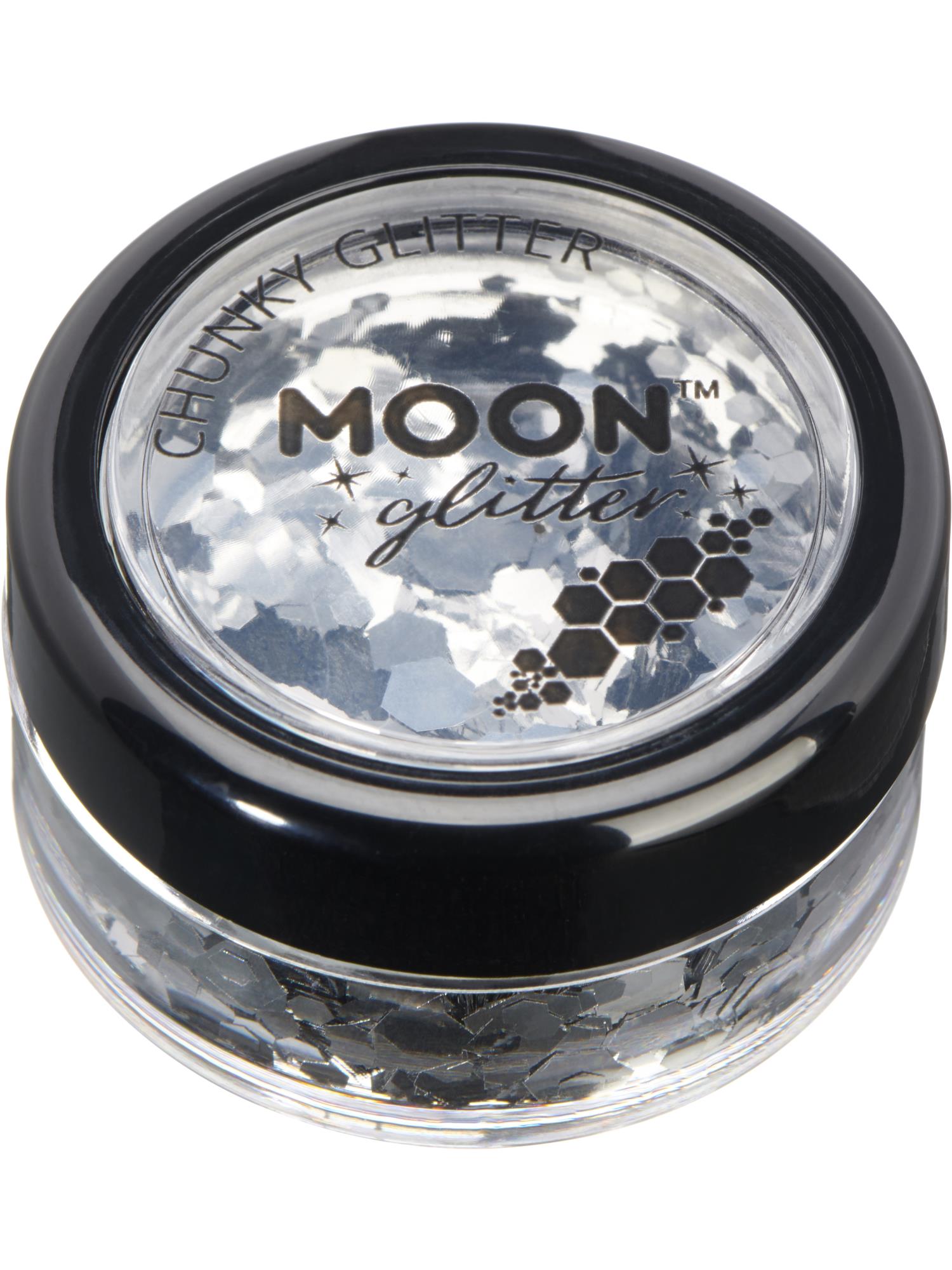 Moon Glitter Classic Chunky Glitter, Silver