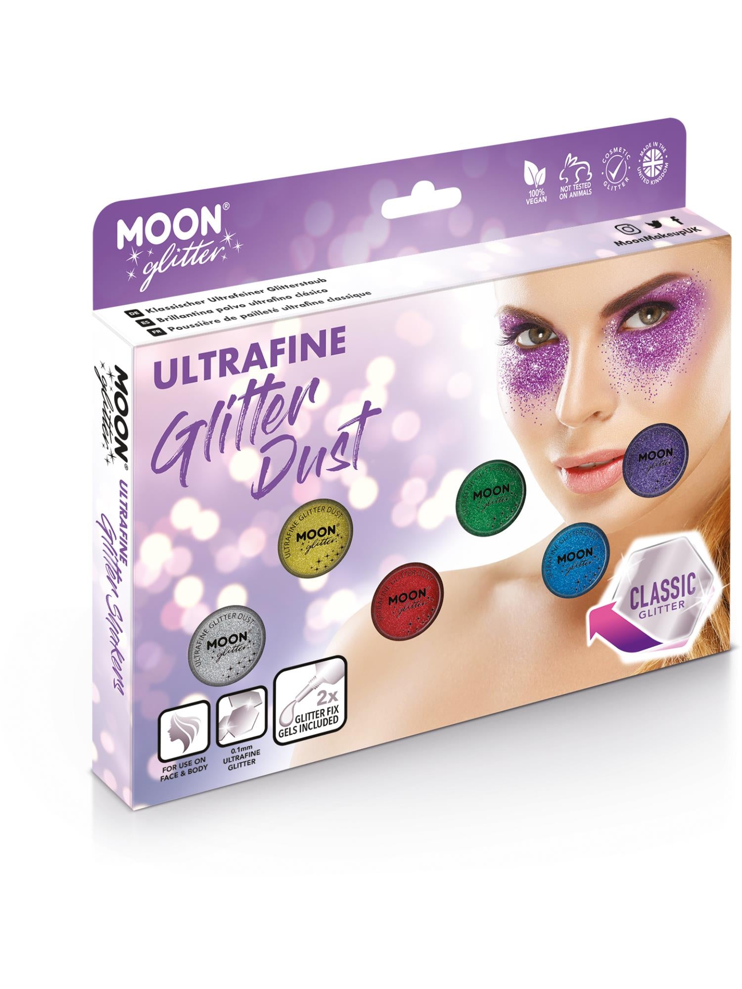 Moon Glitter Classic Glitterstof