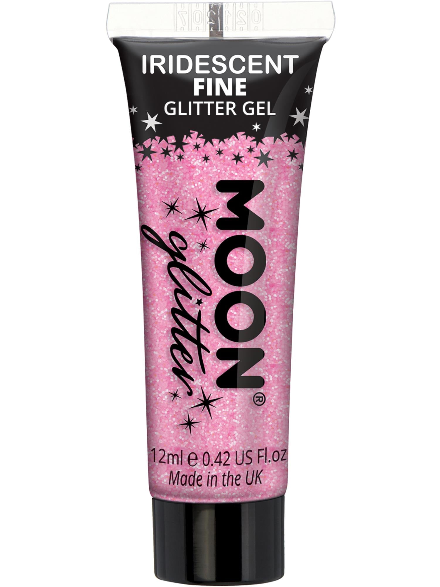 Moon Glitter Iridescent Glitter Gel, Pink