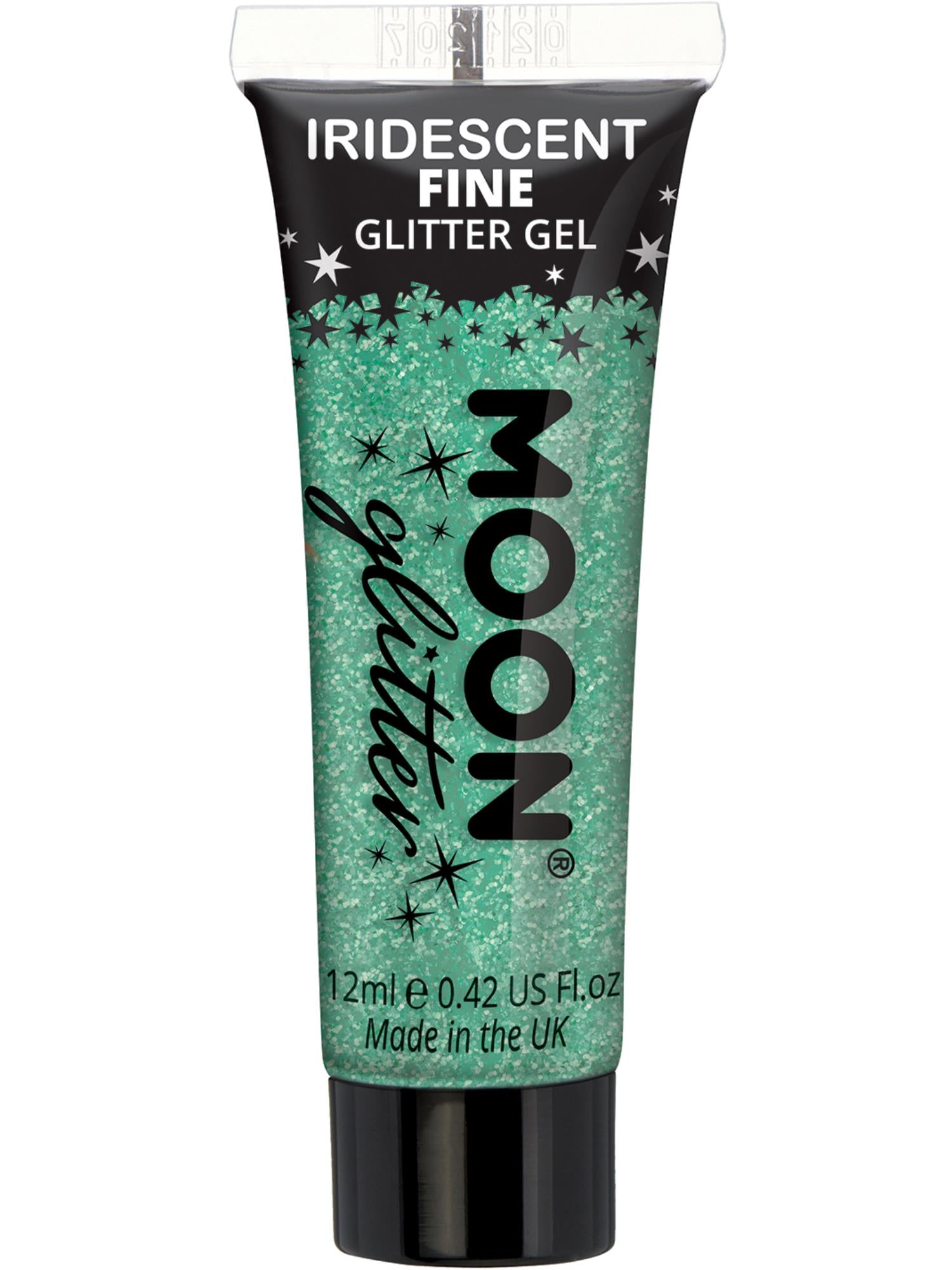 Moon Glitter Iridescent Glitter Gel, Green