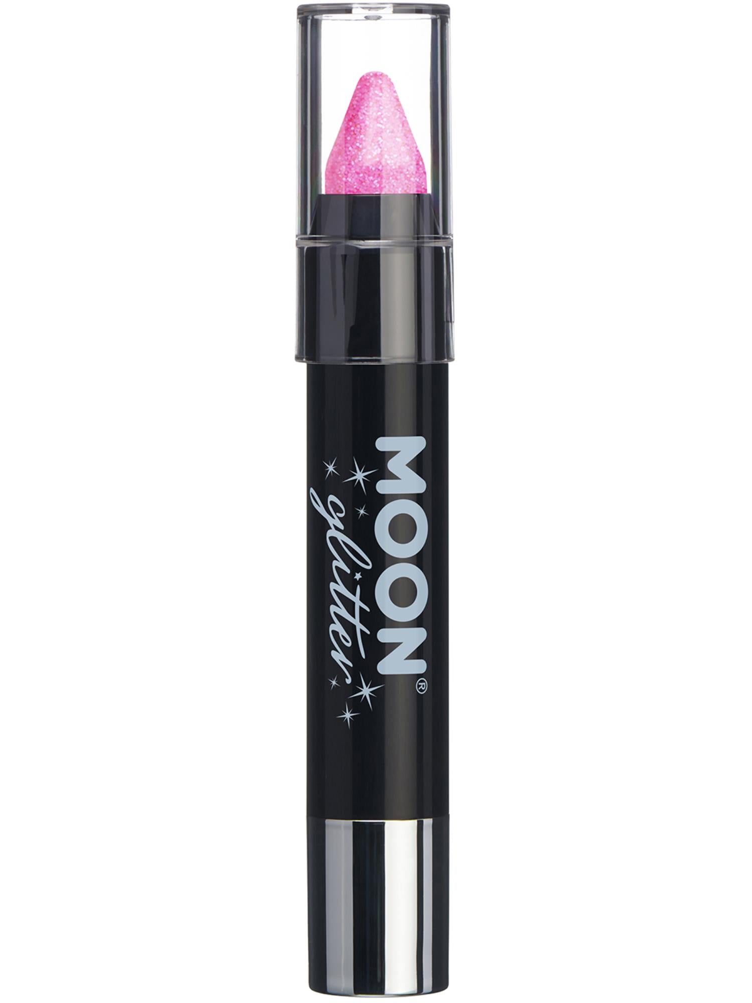 Moon Glitter Iridescent Body Crayons, Pink