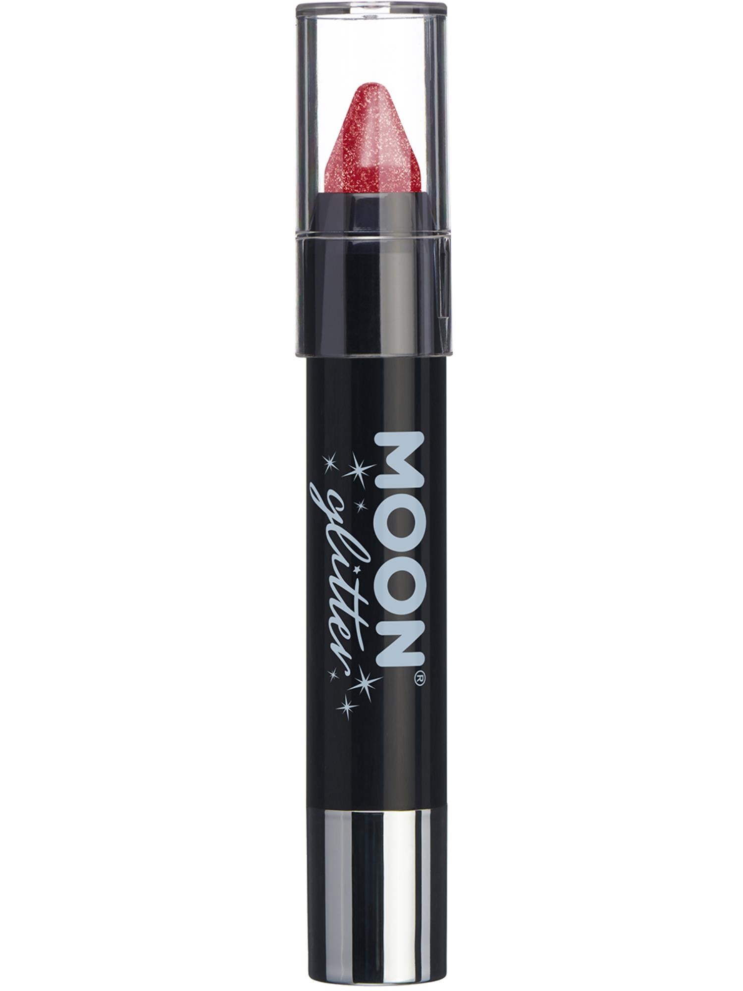 Moon Glitter Iridescent Body Crayons, Cherry