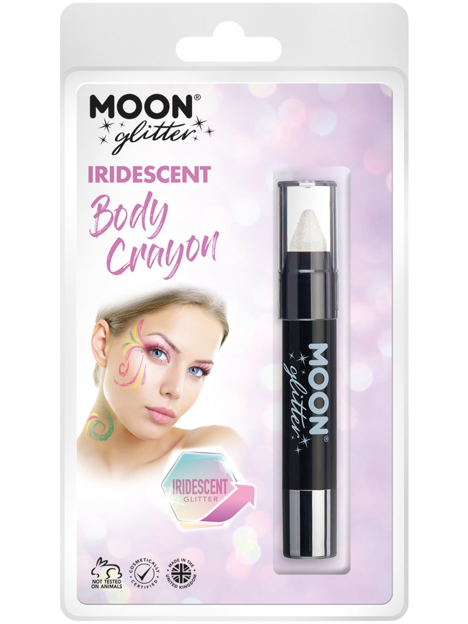 Moon Glitter – schillernde Körpermalstifte, Weiß