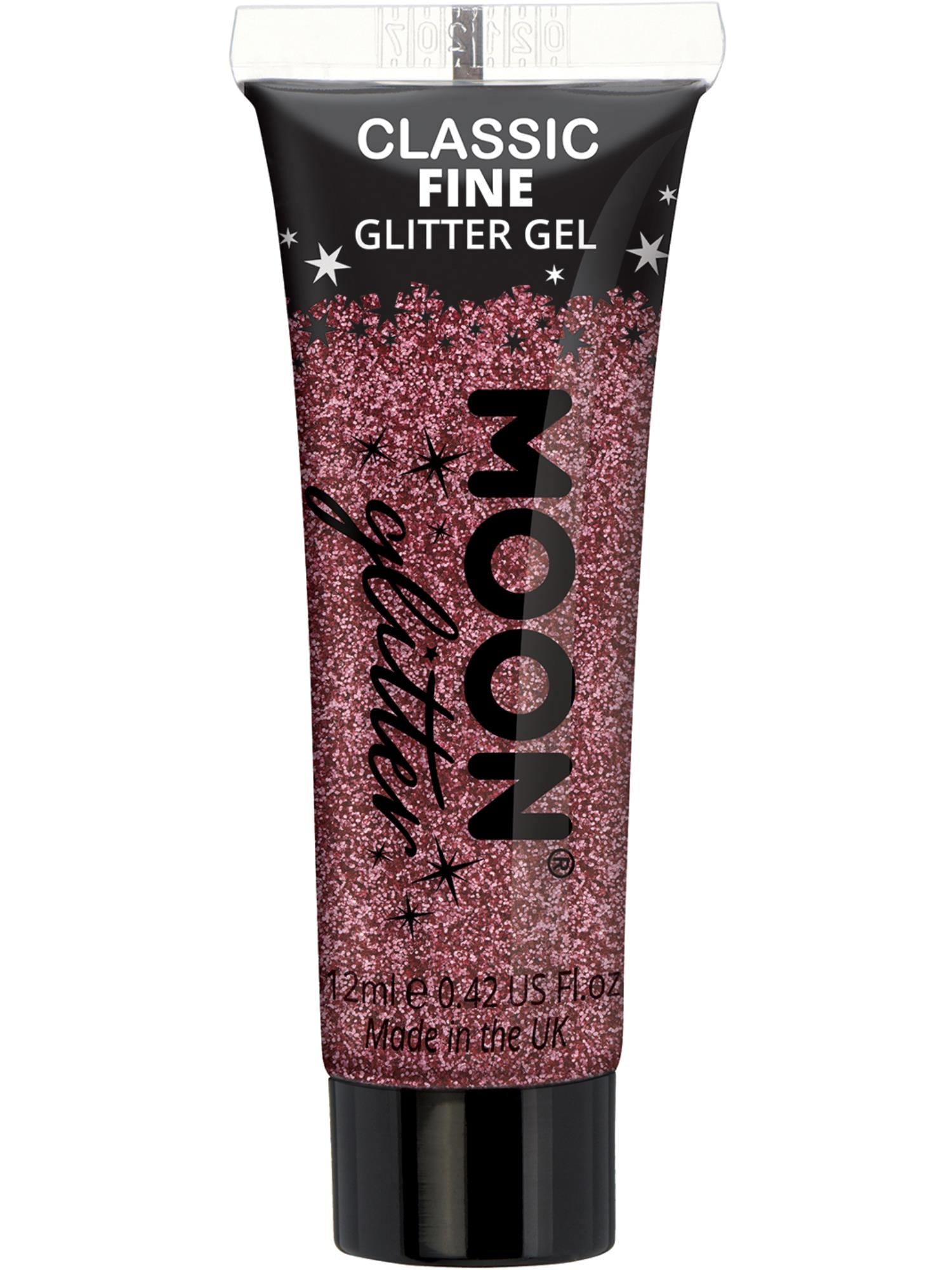 Moon Glitter Classic Fine Glitter Gel, Pink