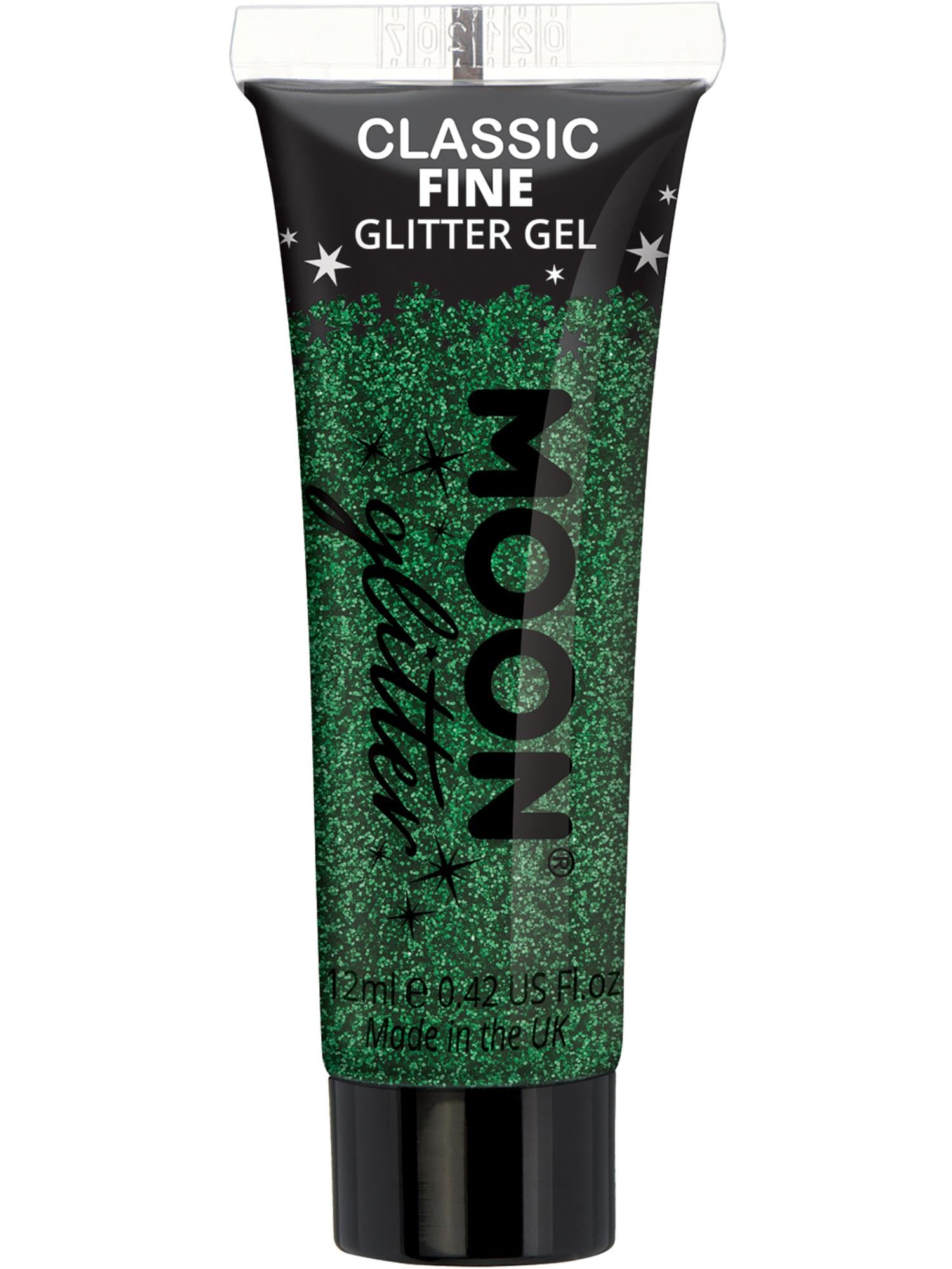 Moon Glitter Classic Fine Glitter Gel, Green