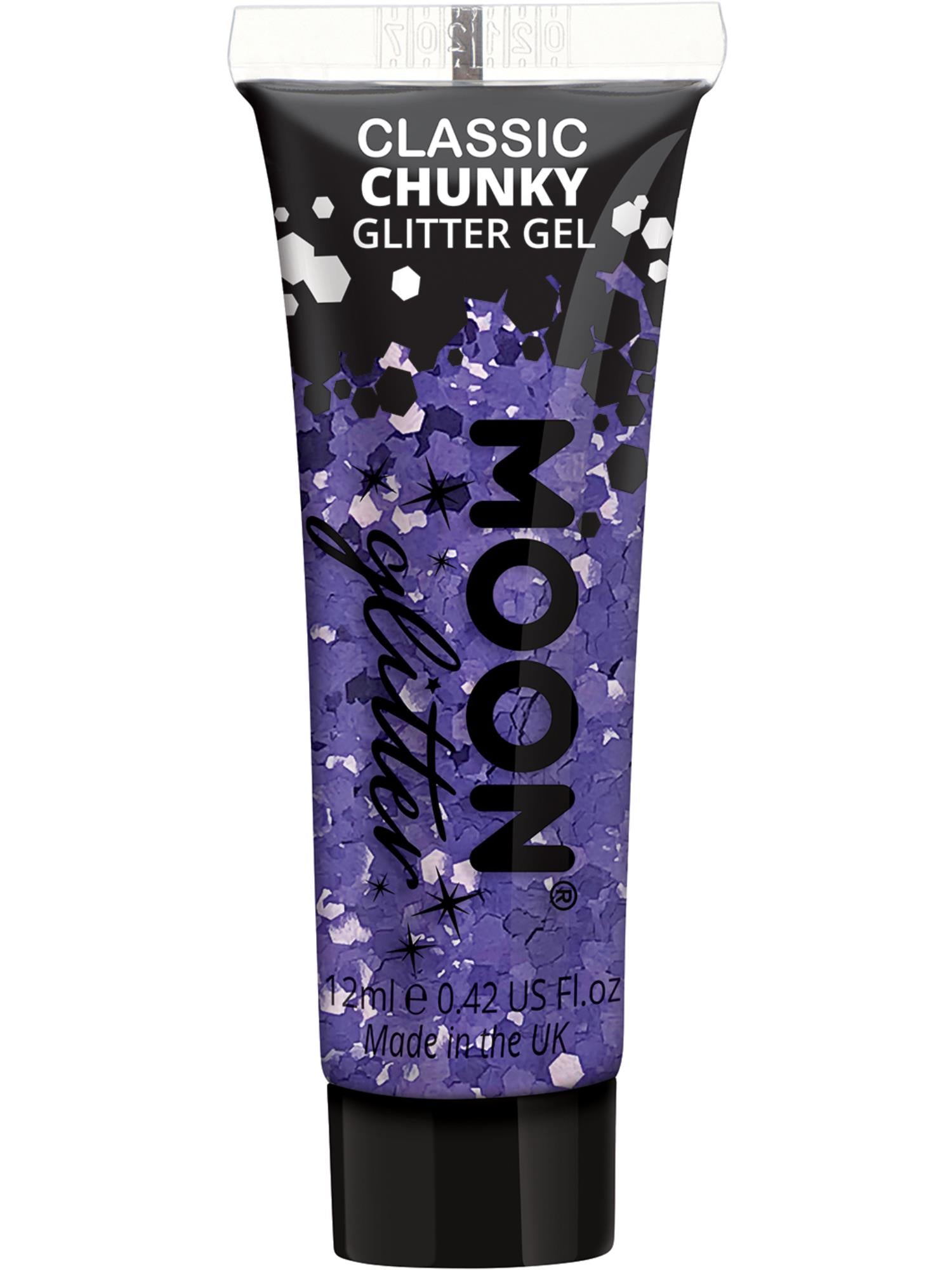 Moon Glitter Classic Chunky Glitter Gel, Lavender