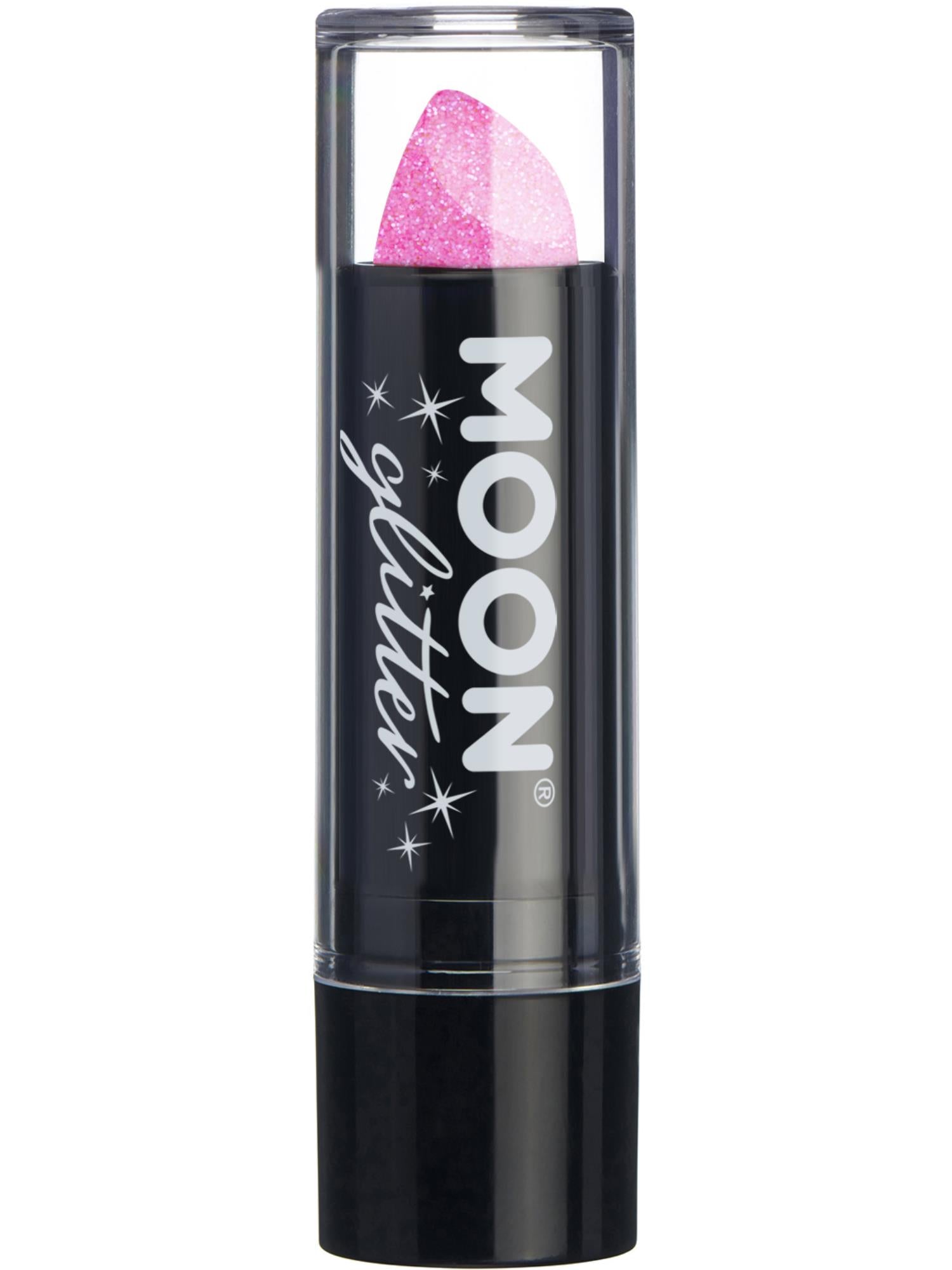 Moon Glitter Iridescent Glitter Lipstick, Pink