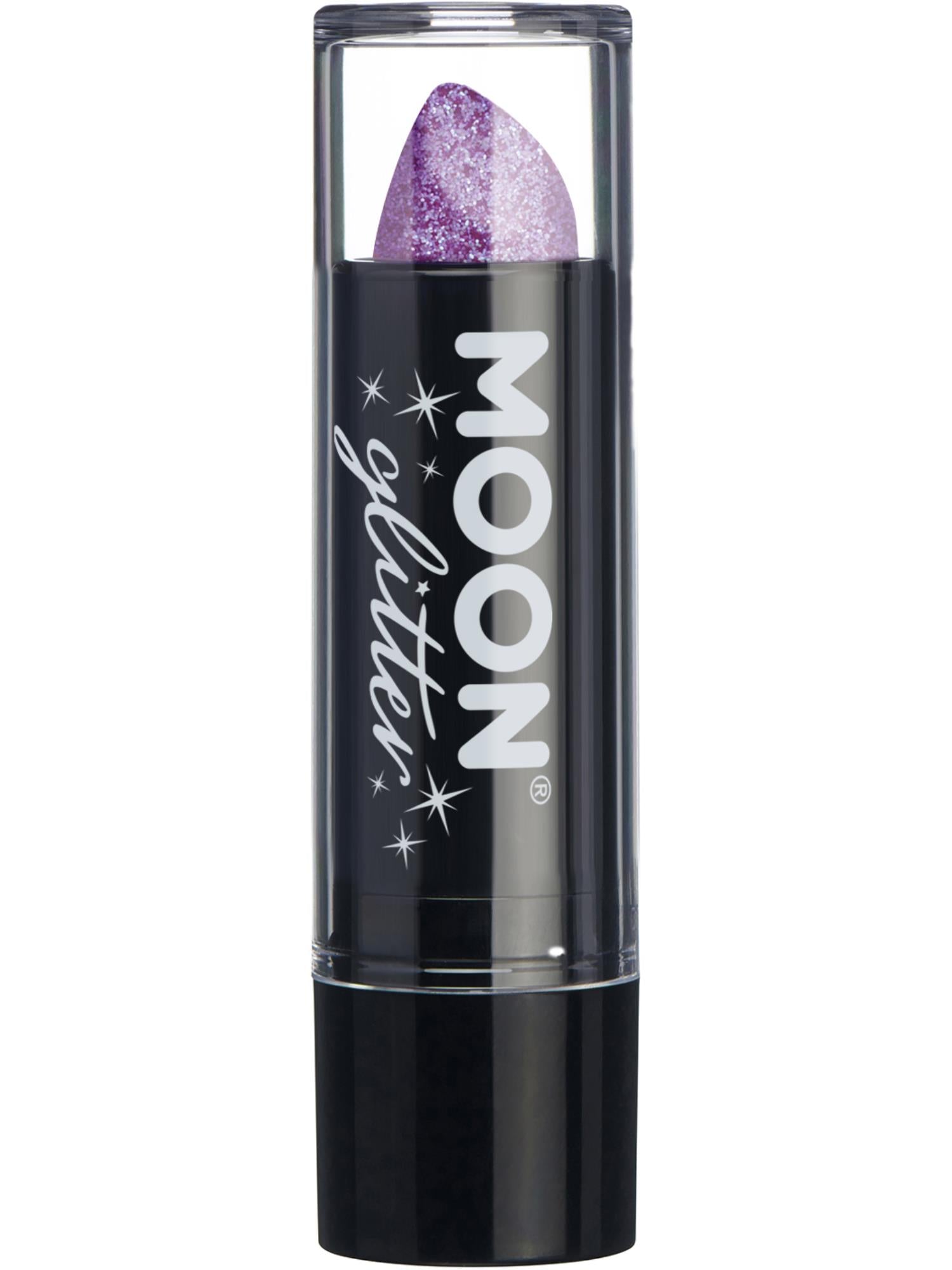 Moon Glitter – schillernder Glitzer-Lippenstift, Lila