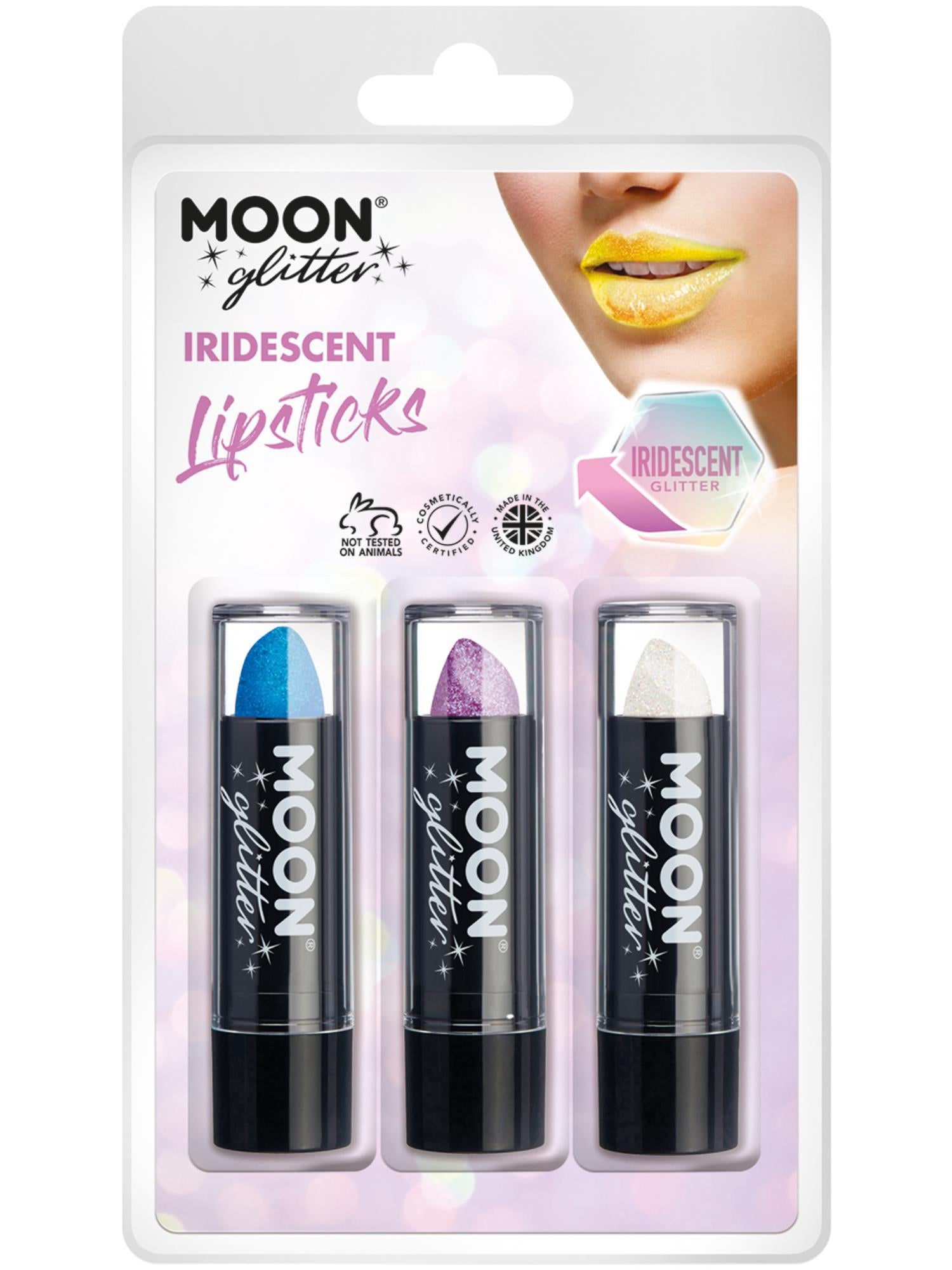 Moon Glitter Iridescent Glitter Lipstick,