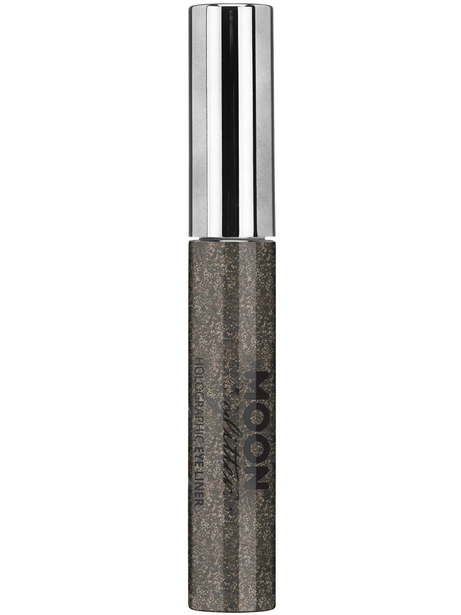 Moon Glitter holografische glitter-eyeliner, zwart