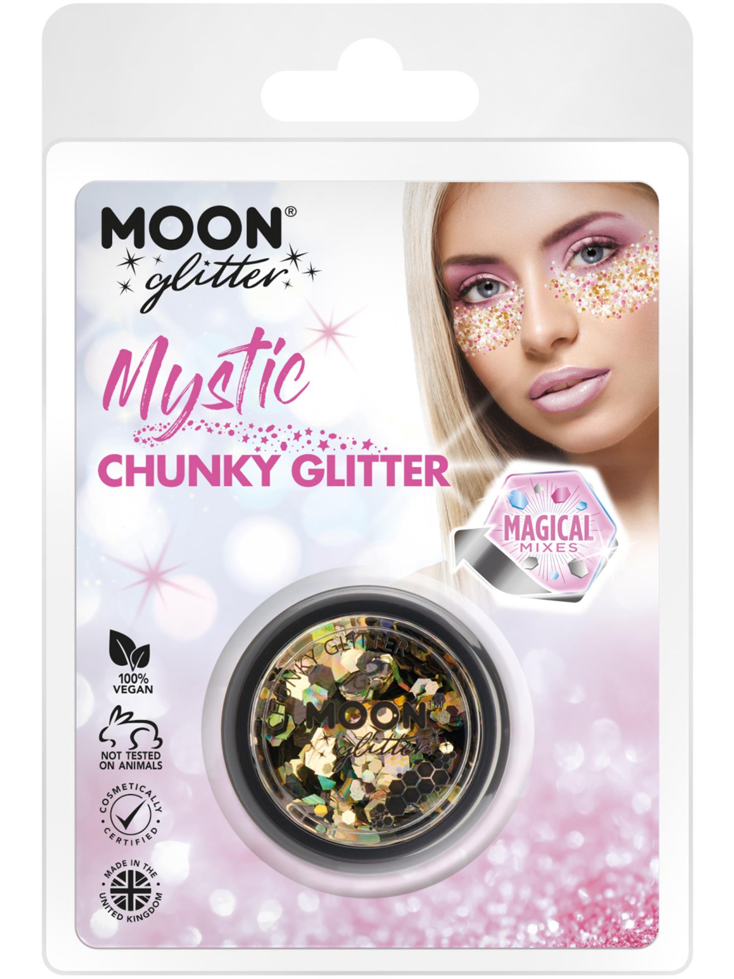 Moon Glitter Mystic Chunky Glitter, Mixed Colours