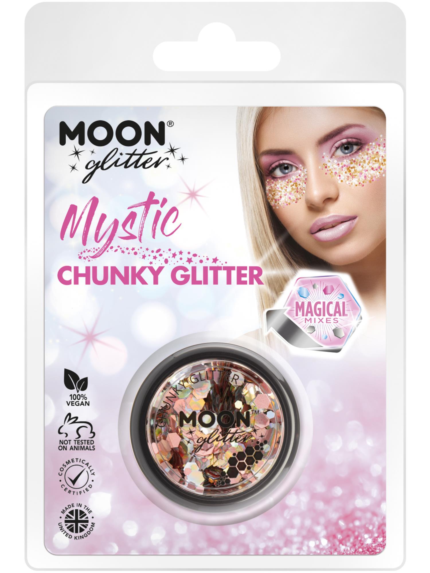 Moon Glitter Mystic Chunky Glitter, Mixed Colours