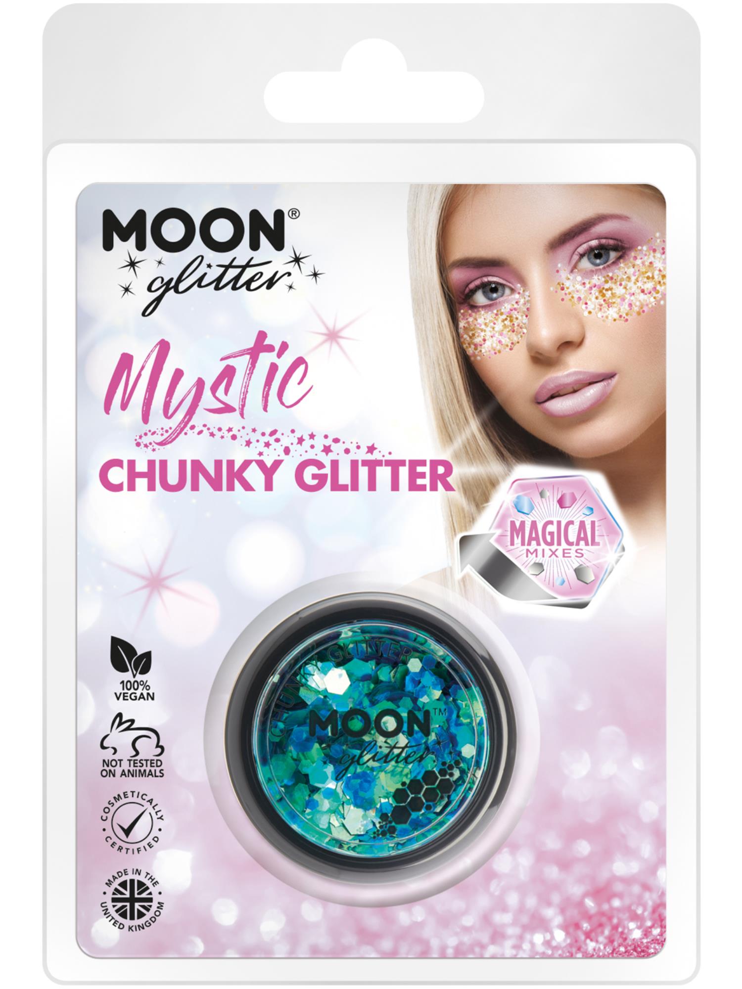 Moon Glitter Mystic Chunky Glitter, Mixed Colours
