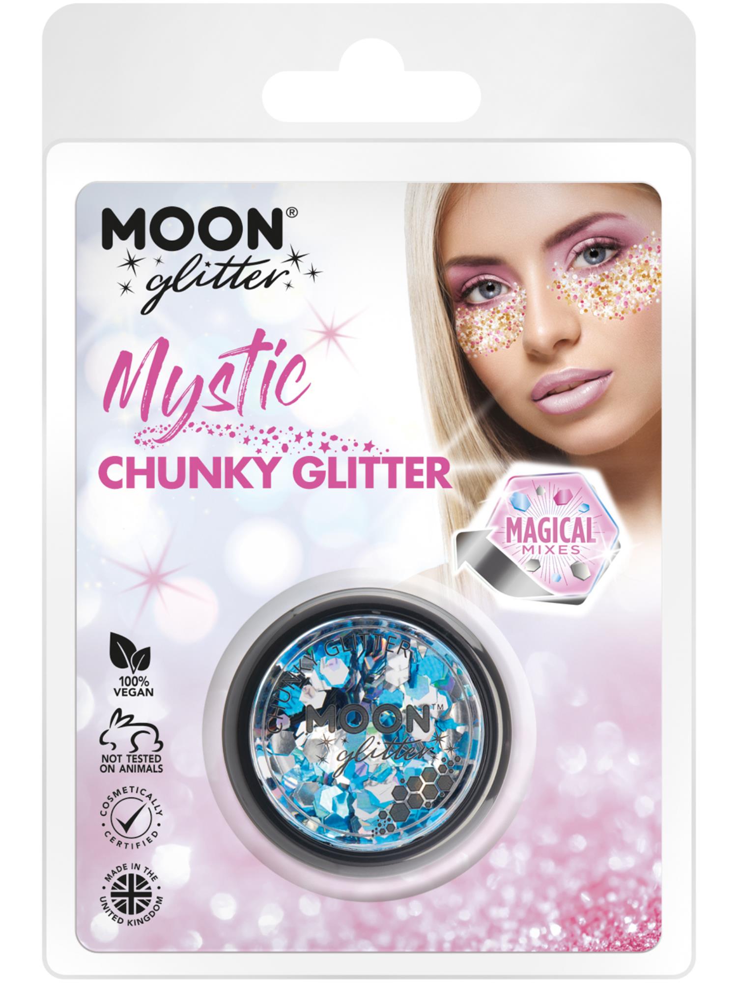 Moon Glitter Mystic Chunky Glitter, Mixed Colours