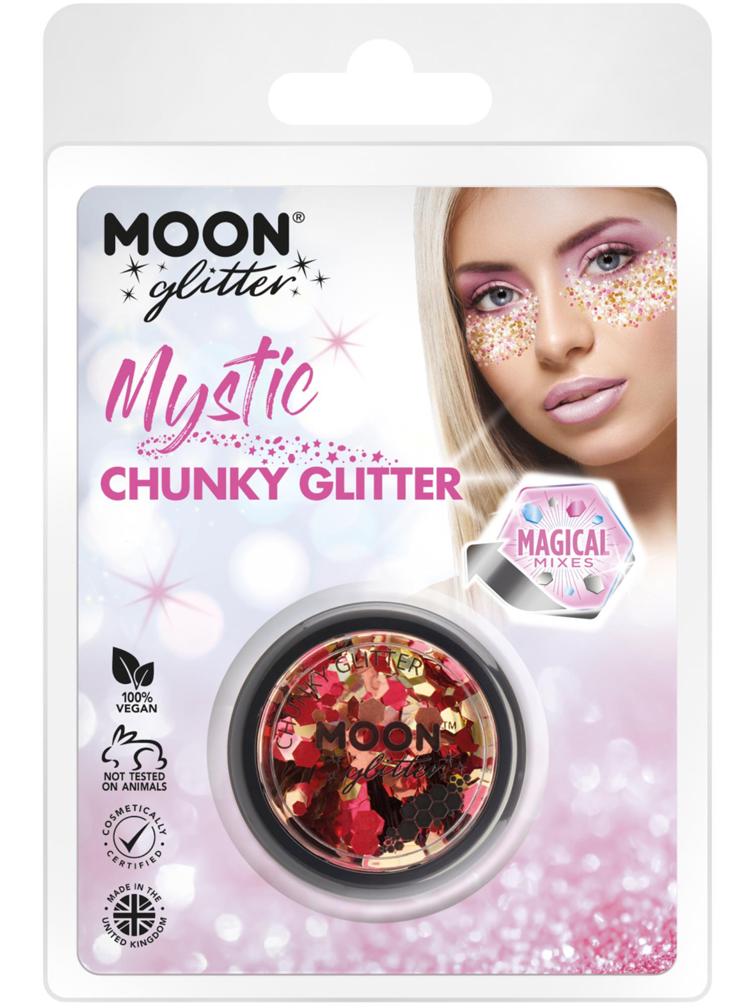 Moon Glitter Mystic Chunky Glitter, Mixed Colours