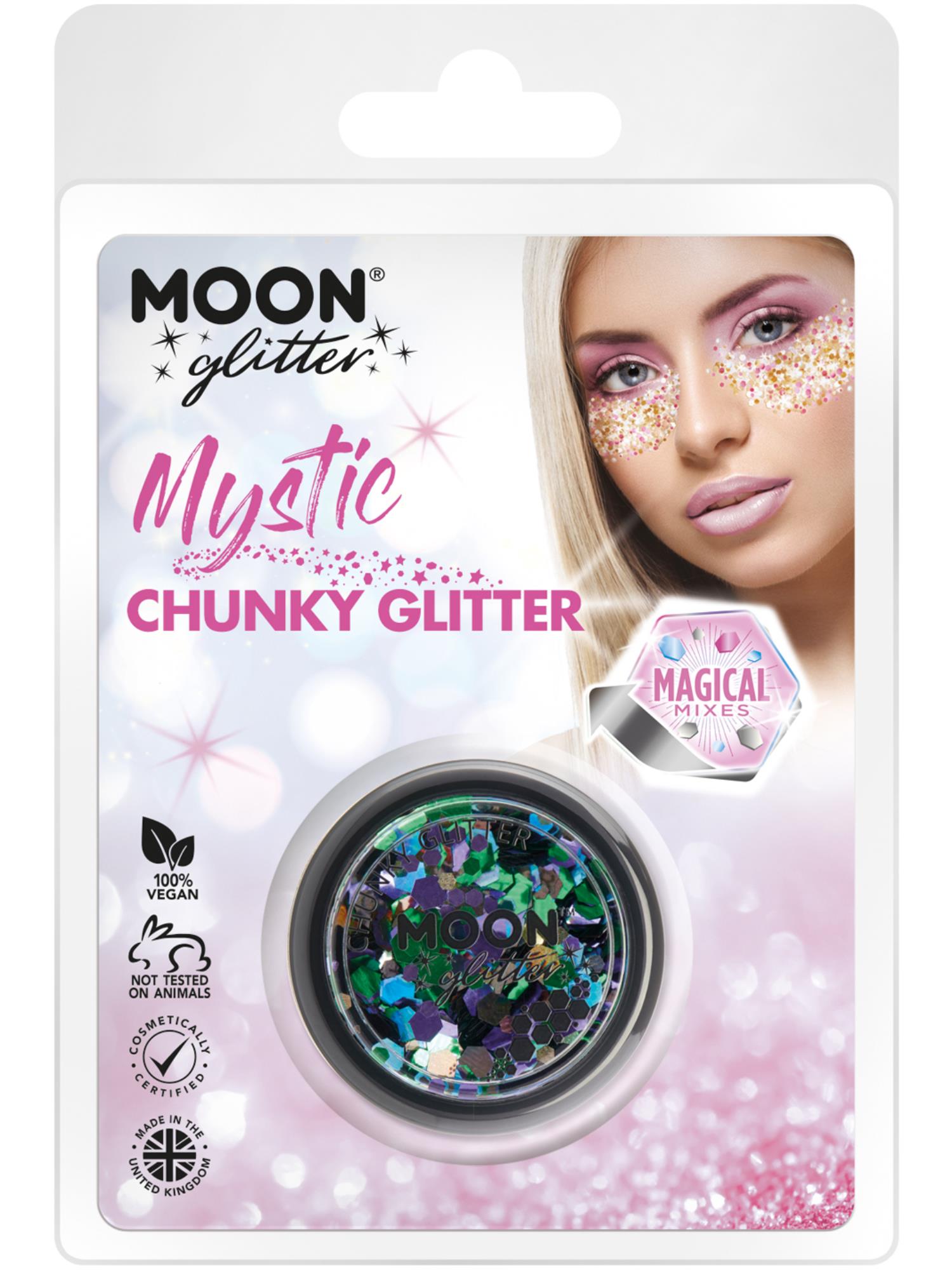 Moon Glitter Mystic Chunky Glitter, Mixed Colours