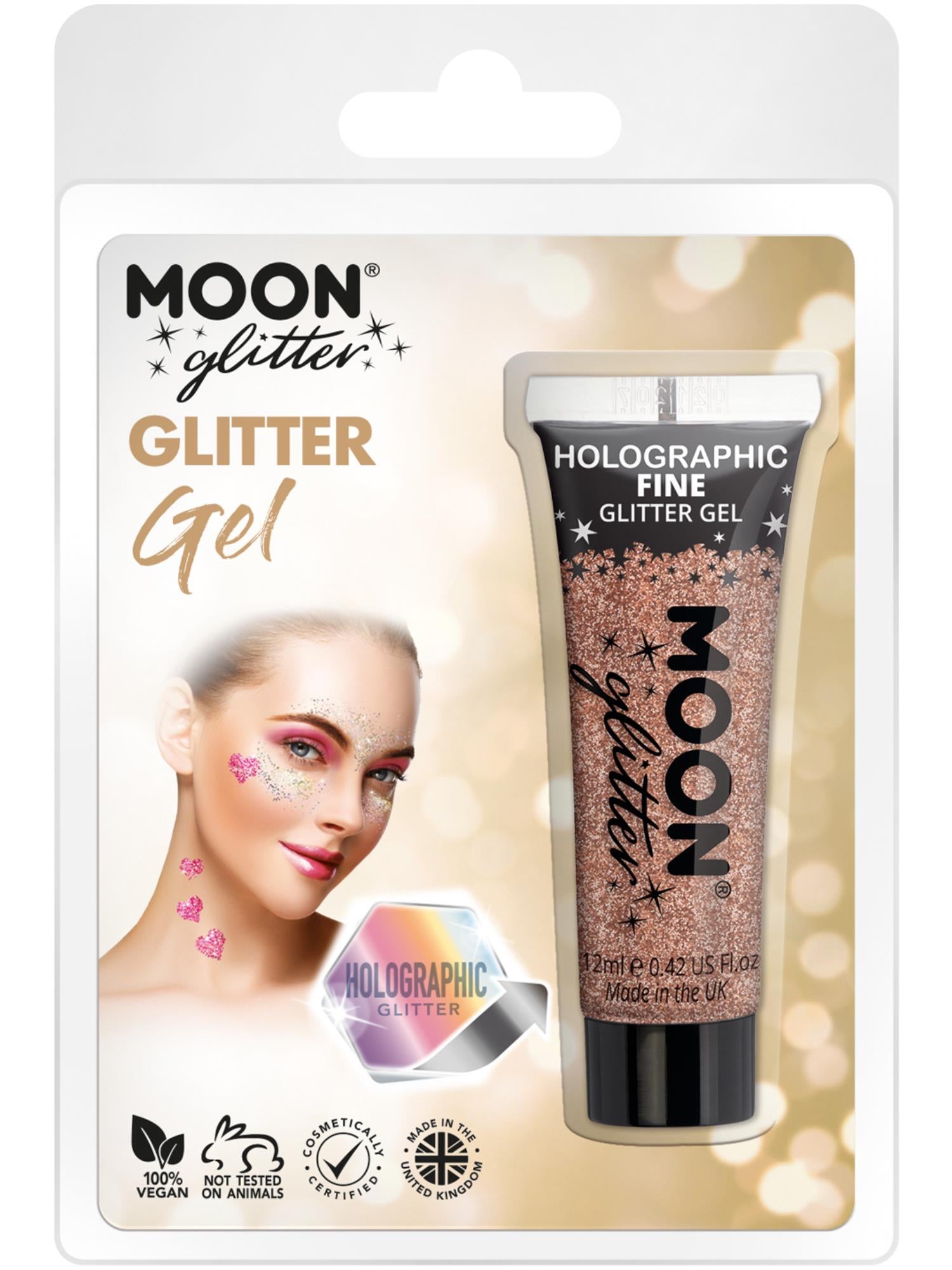 Moon Glitter Holographic Fine Glitter Gel
