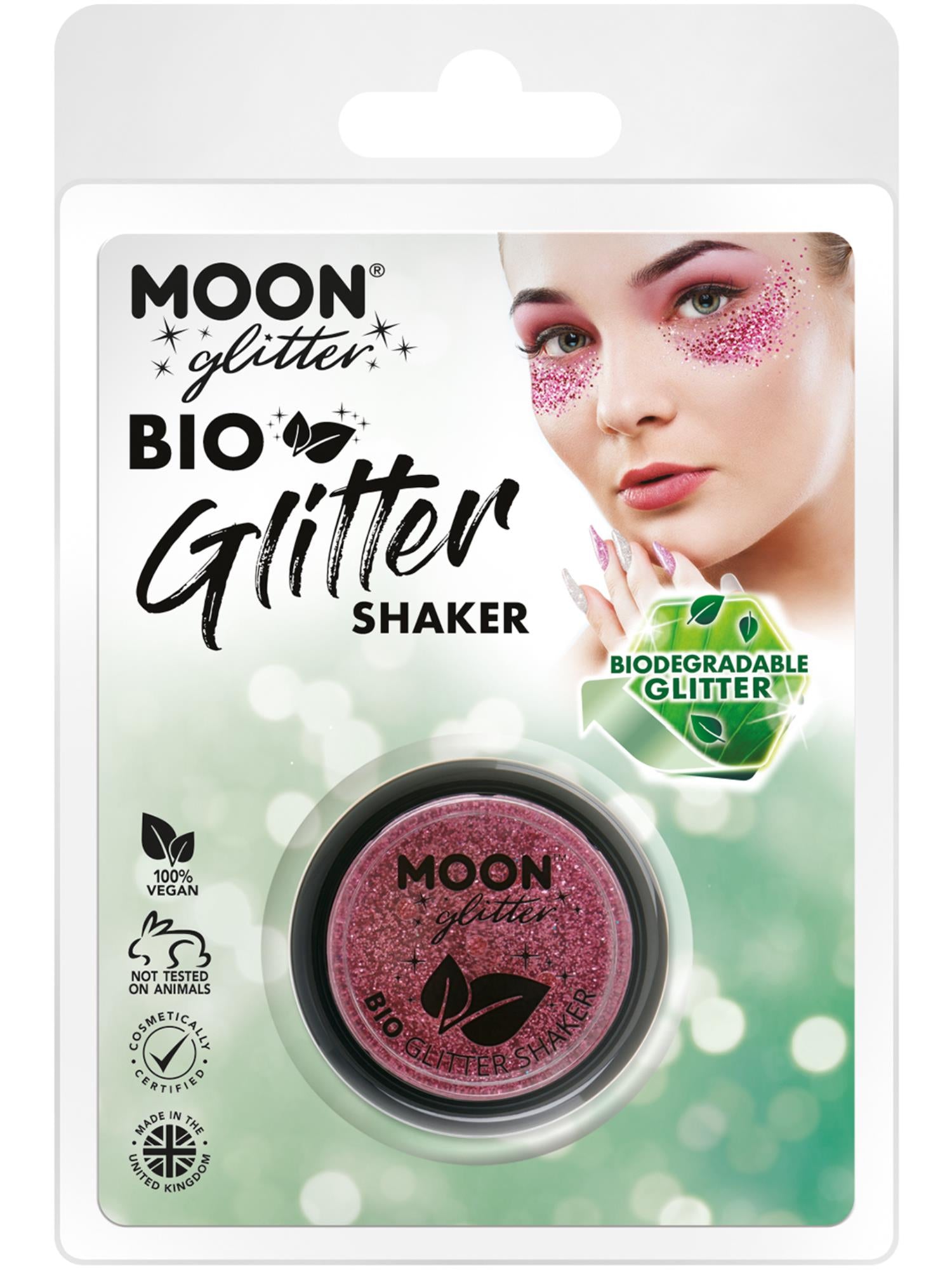 Moon Glitter Bio Glitter Shakers, Pink