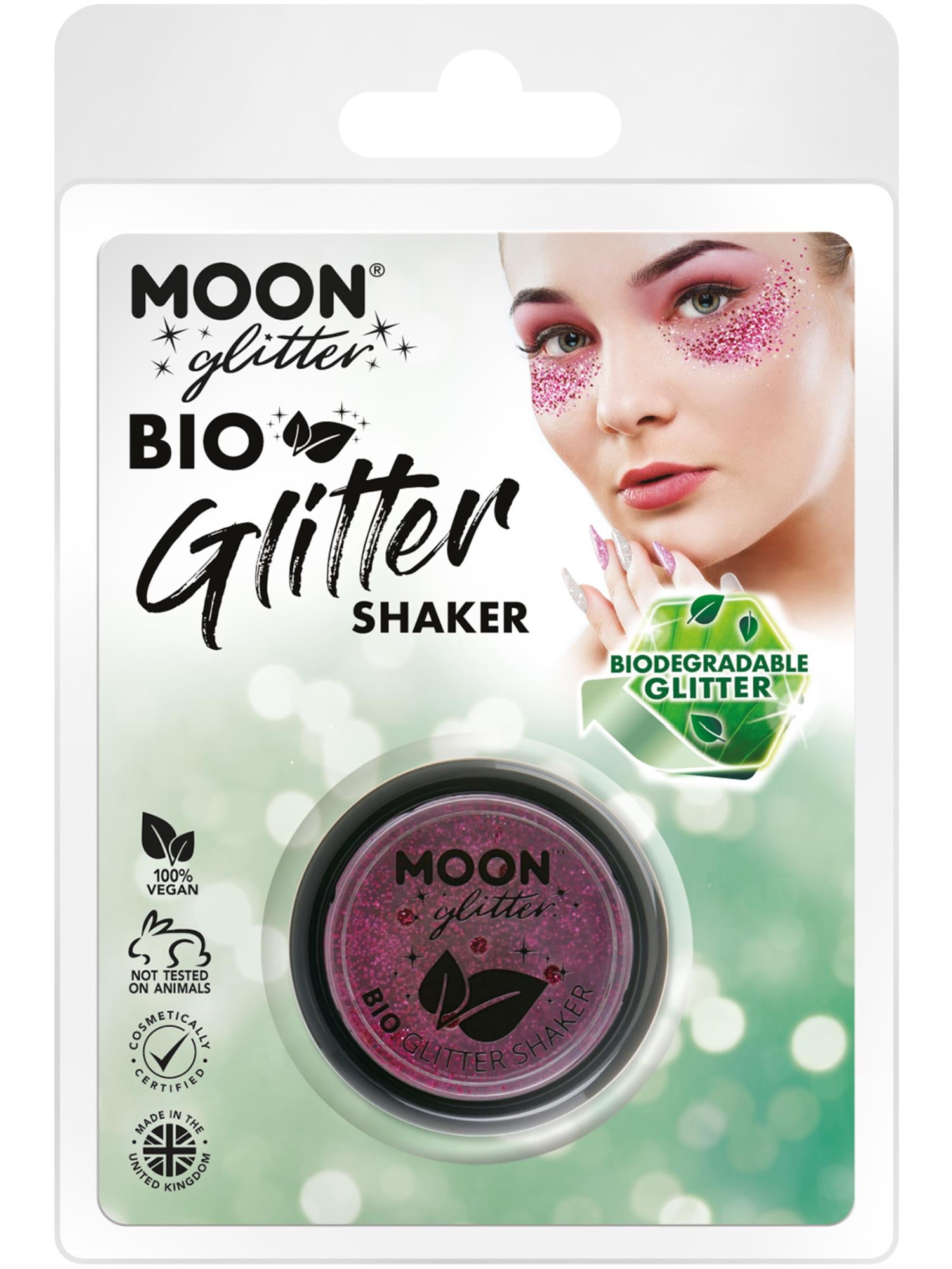 Moon Glitter Bio Glitter Shakers, Dark Rose