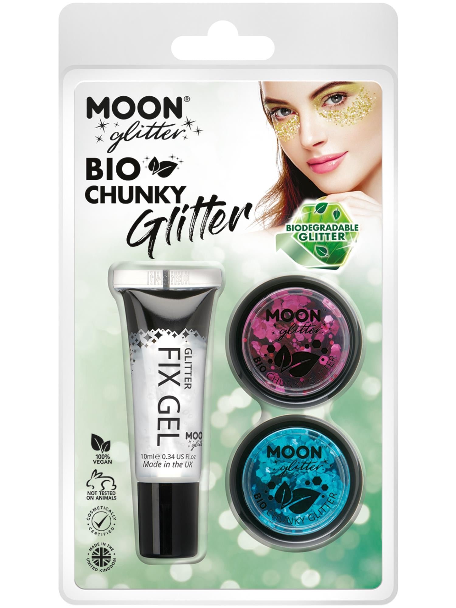Moon Glitter Bio Chunky Glitter,