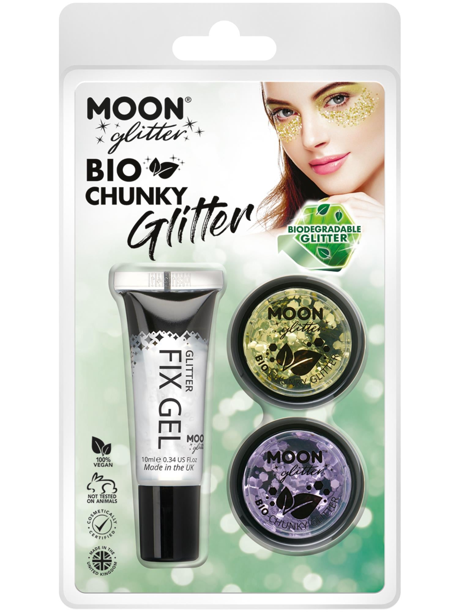 Moon Glitter Bio Chunky Glitter,