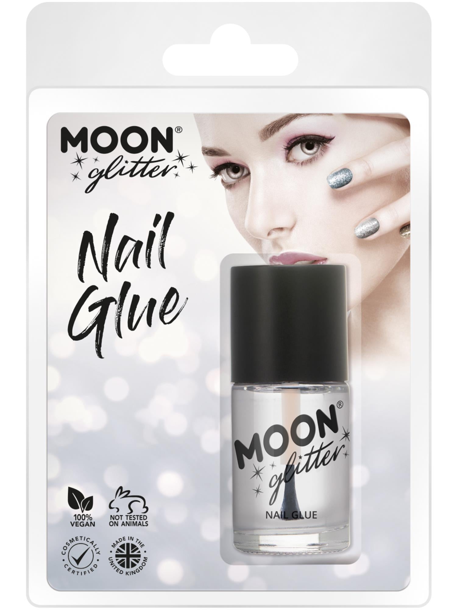Moon Glitter Nagelkleber, transparent