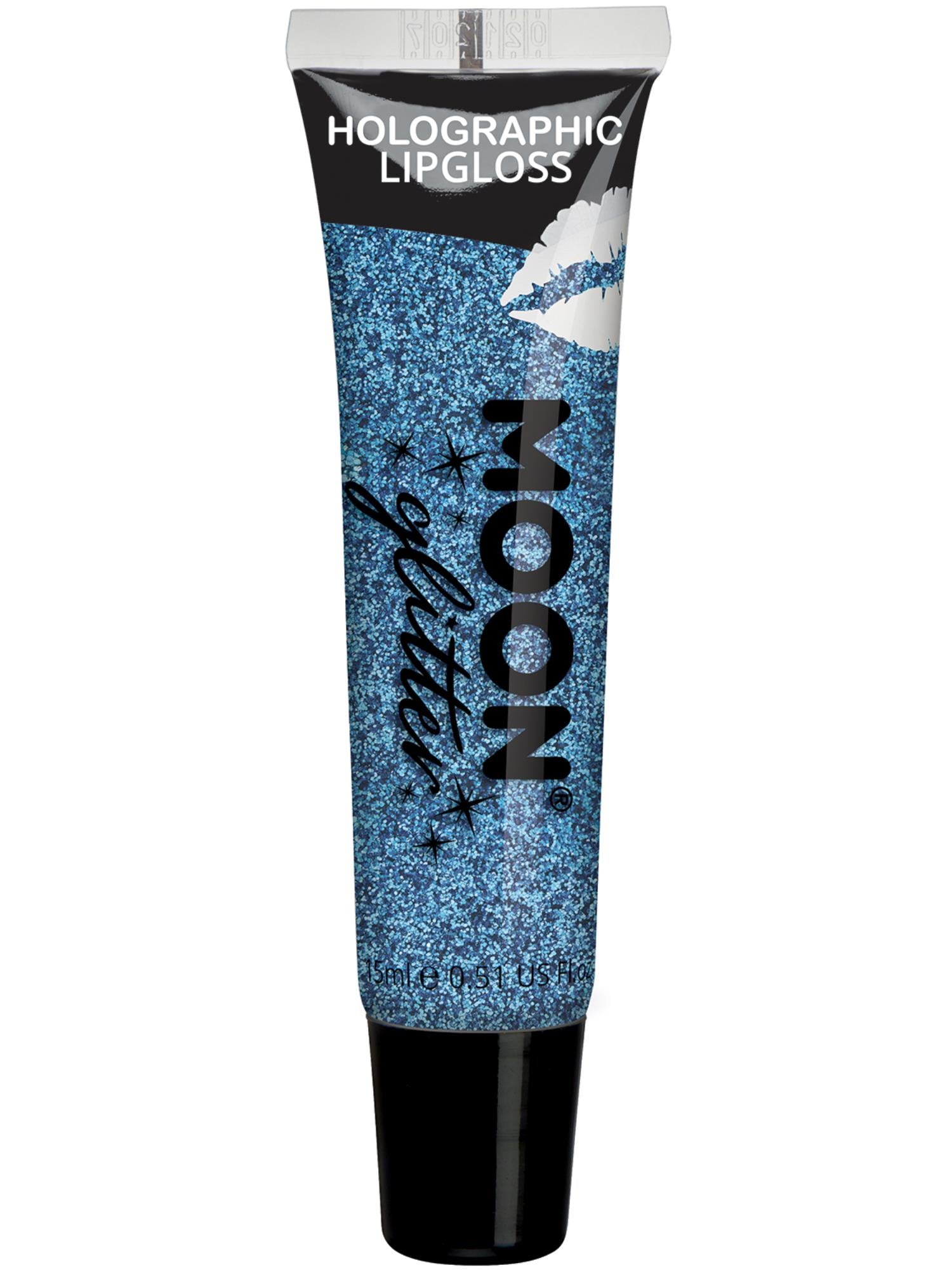 Moon Glitter Holographic Glitter Lipgloss, Blue