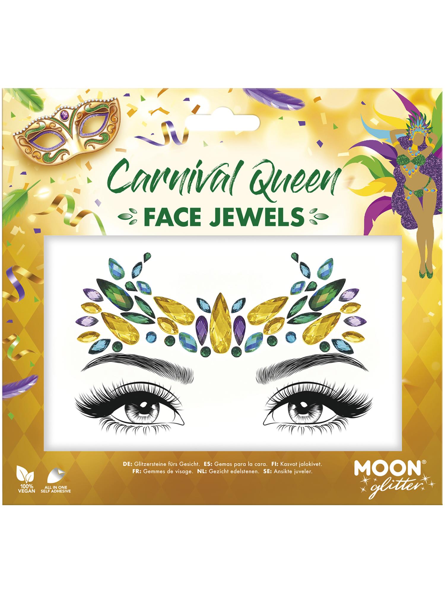 Moon Glitter gezichtsjuwelen, Carnival Queen