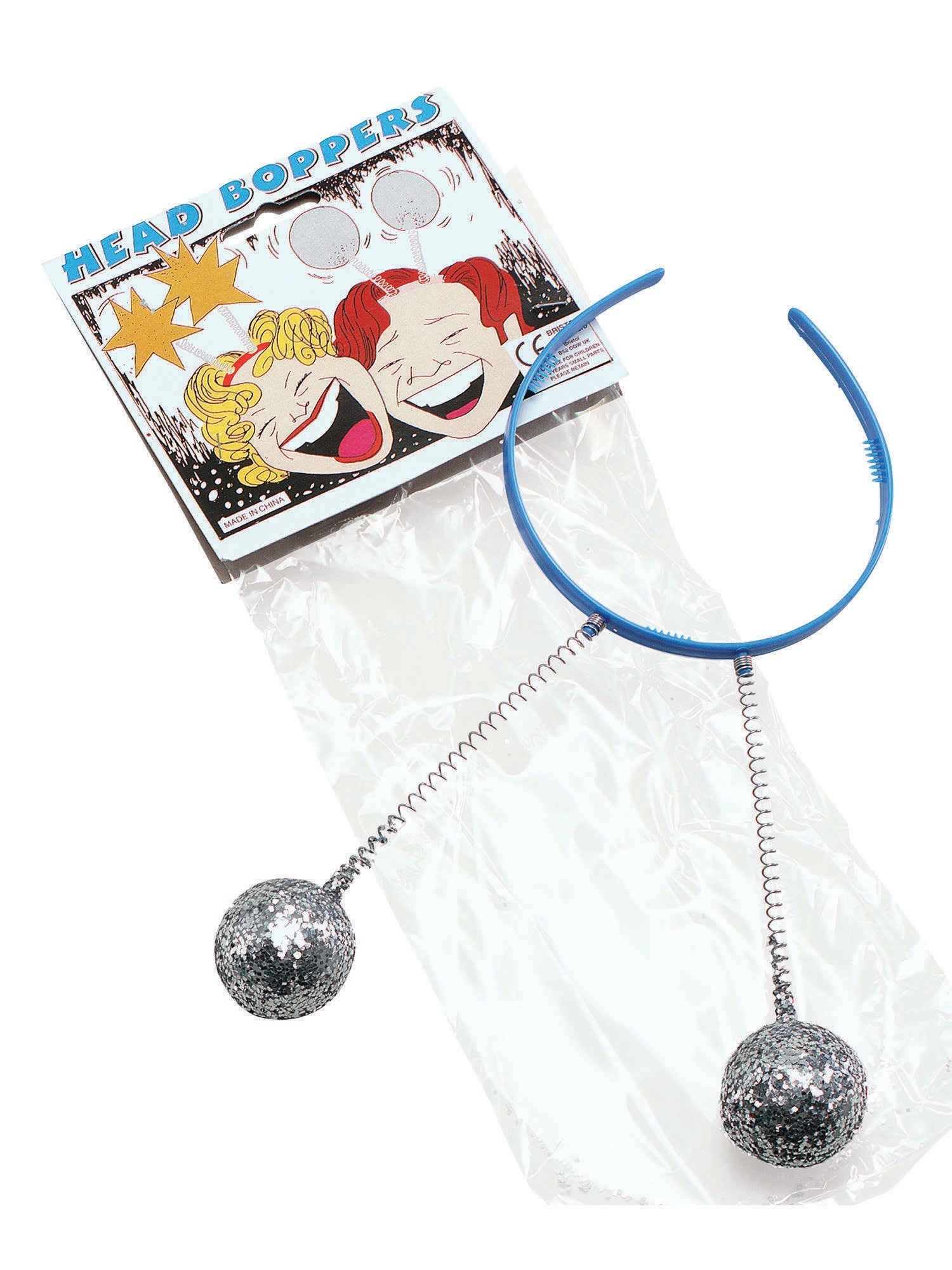 Head Boppers - Zilveren Ballen (Twaalf Pak)
