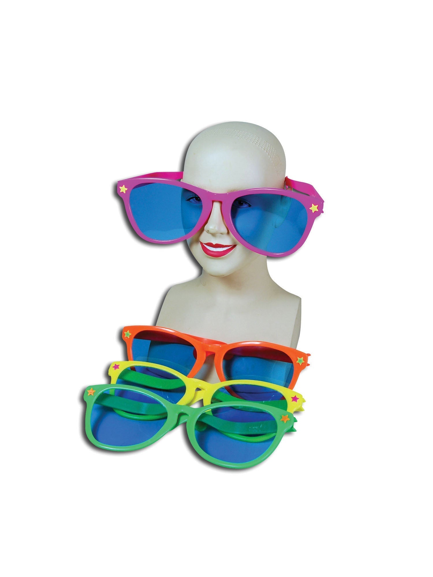Jumbo Specs (6 Asst - Colours)