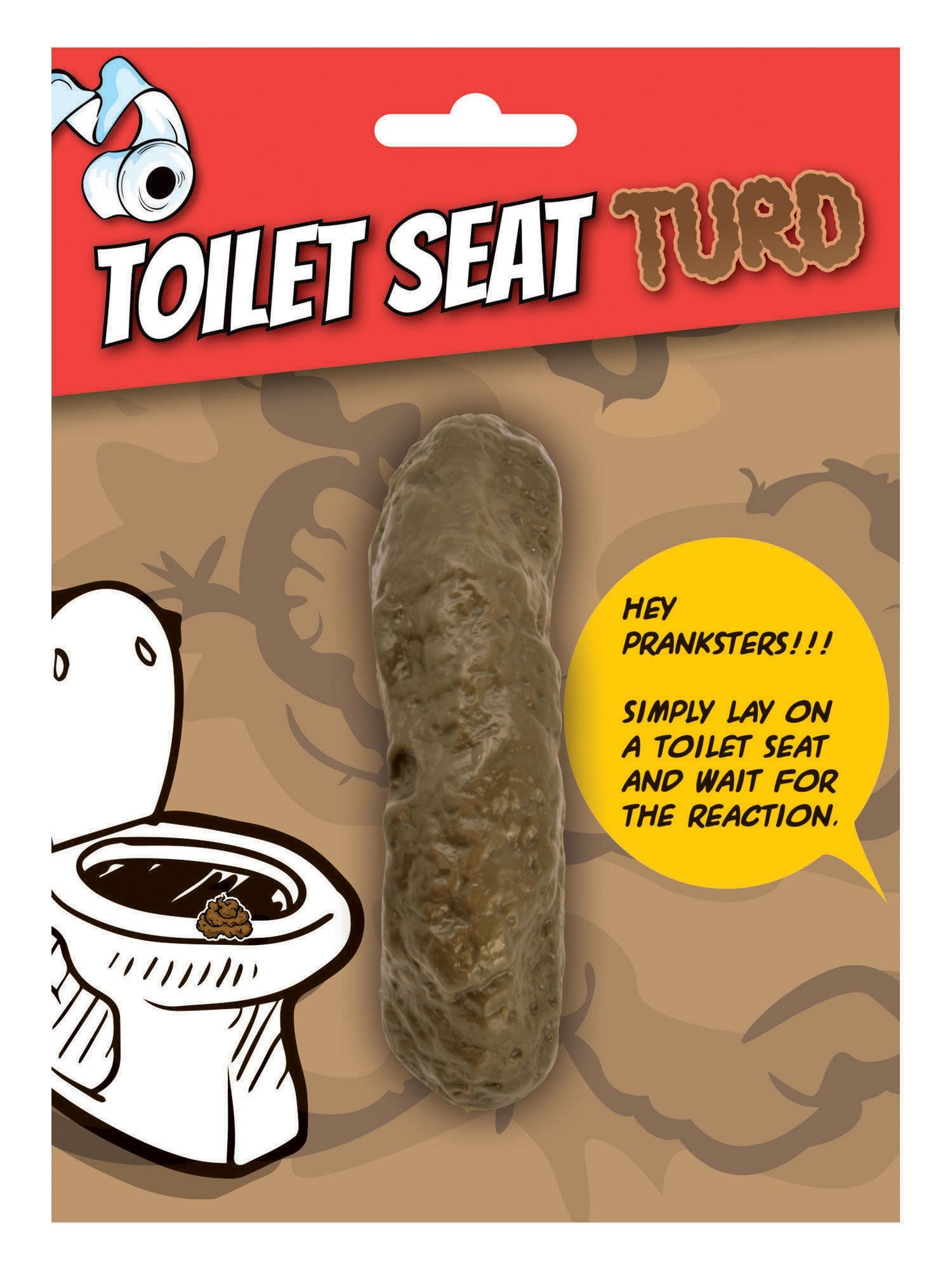 Toiletbril drol
