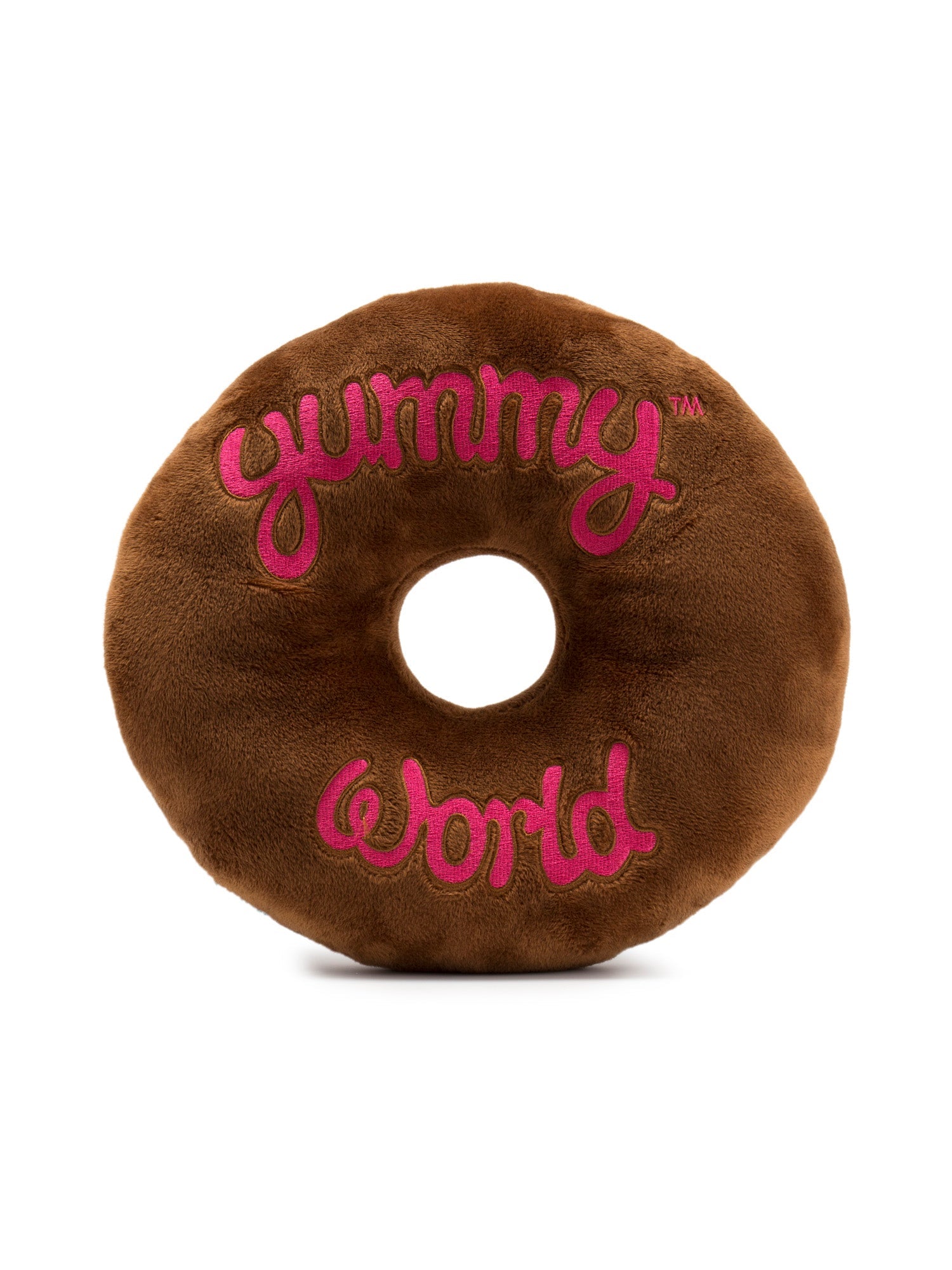 Yummy World Ben Chocolate Donut Medium Pluche