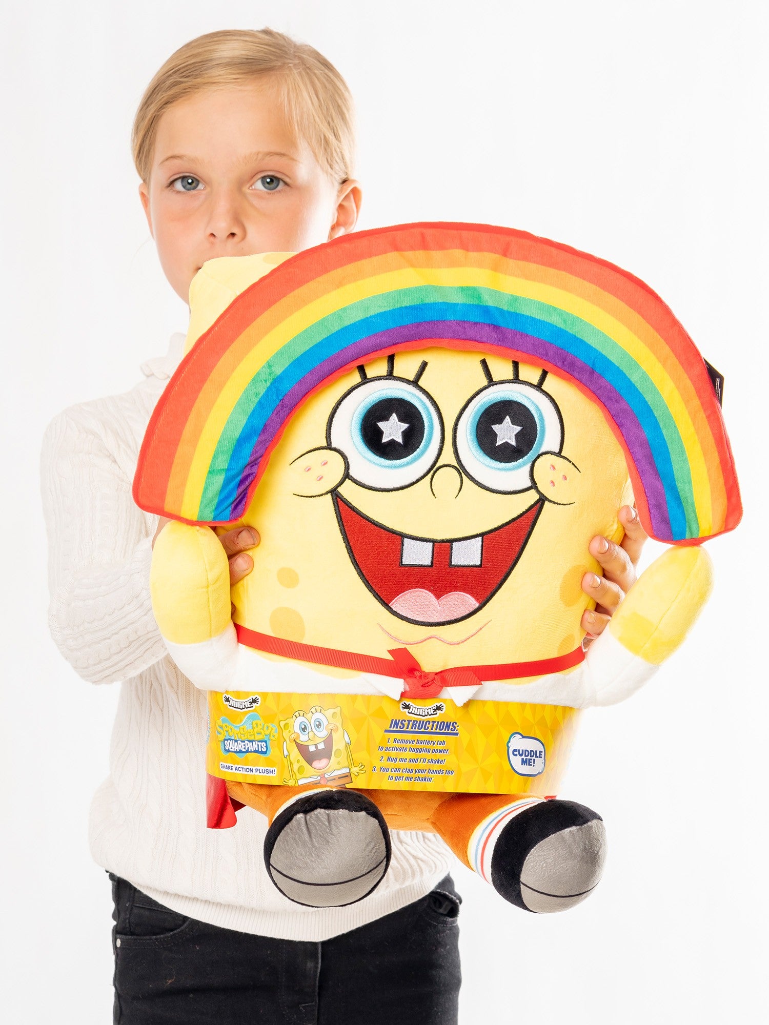 Spongebob Regenbogen Hugme Vibrationsplüsch