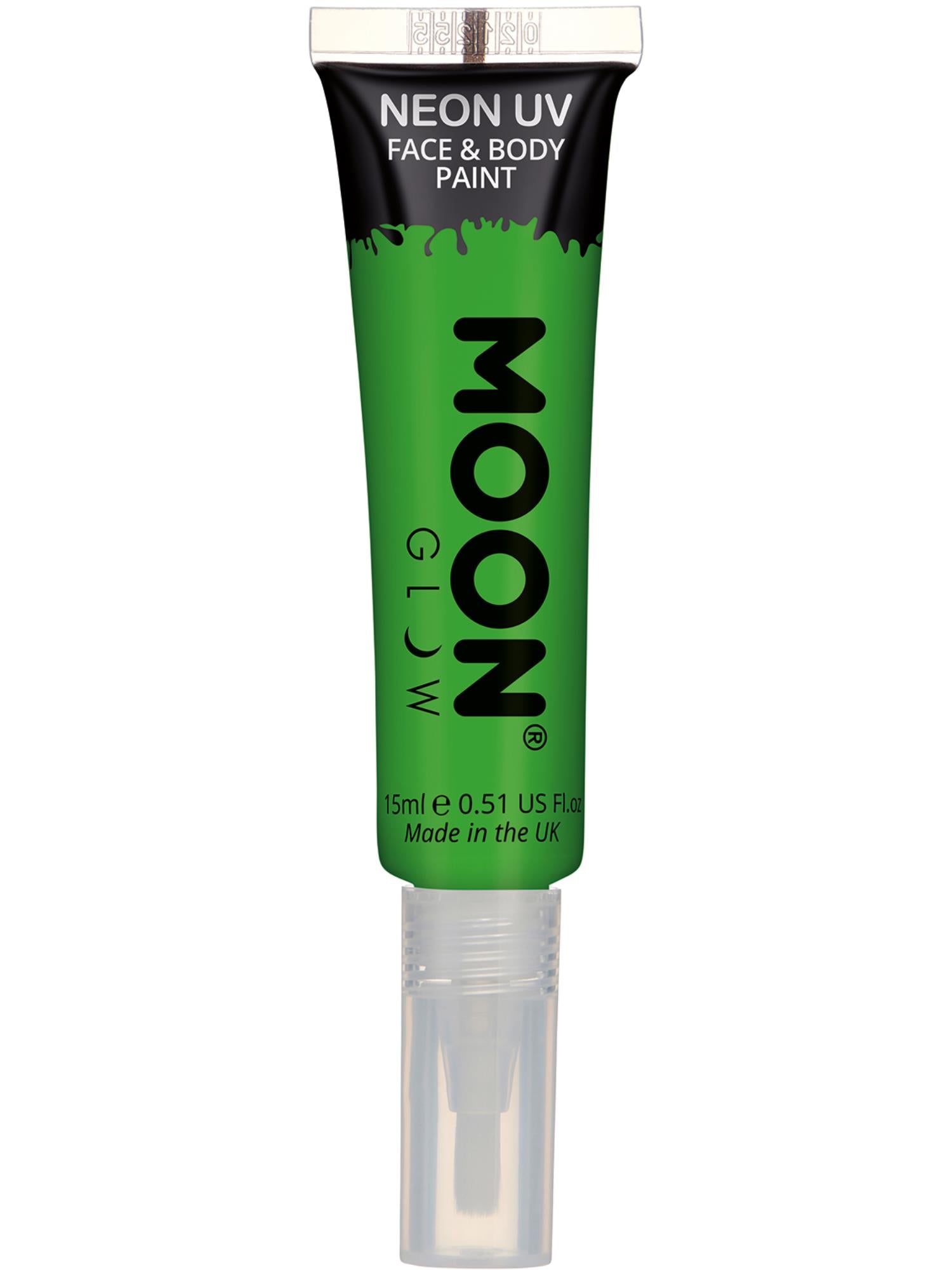 Moon Glow Intense Neon UV Face Paint, Green