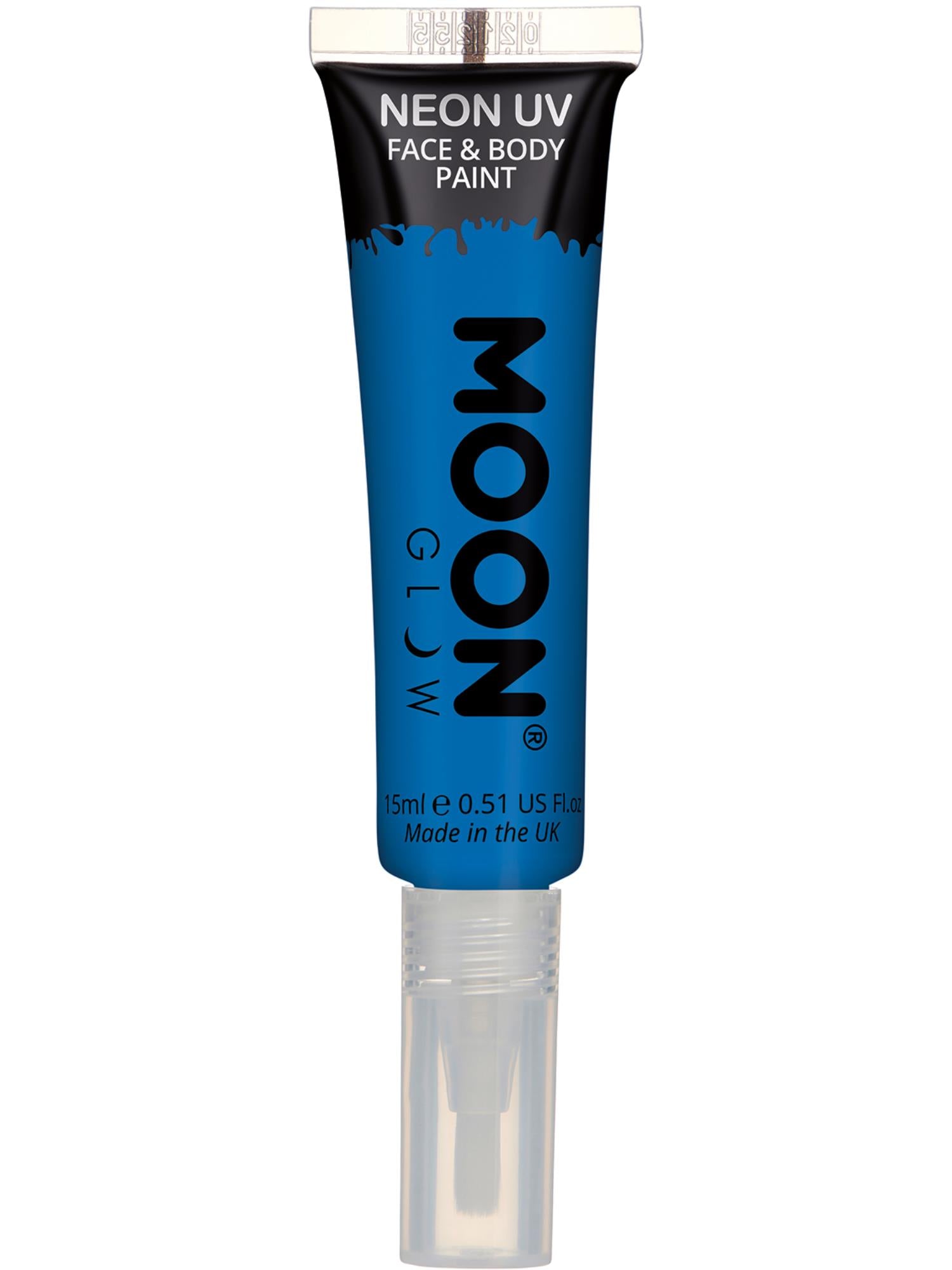 Moon Glow Intense Neon UV Face Paint, Blue