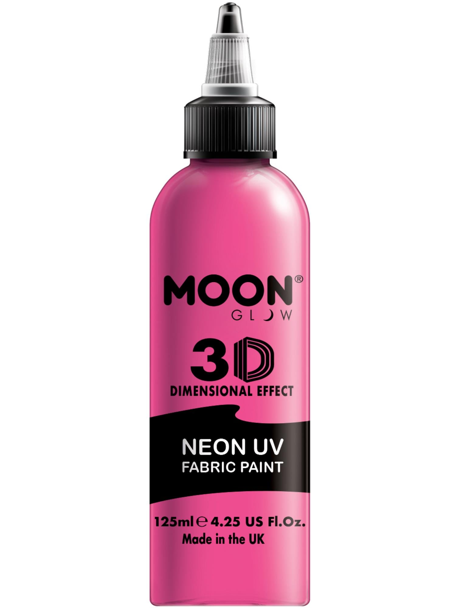 Moon Glow - Neon UV Intense Fabric Paint, Pink