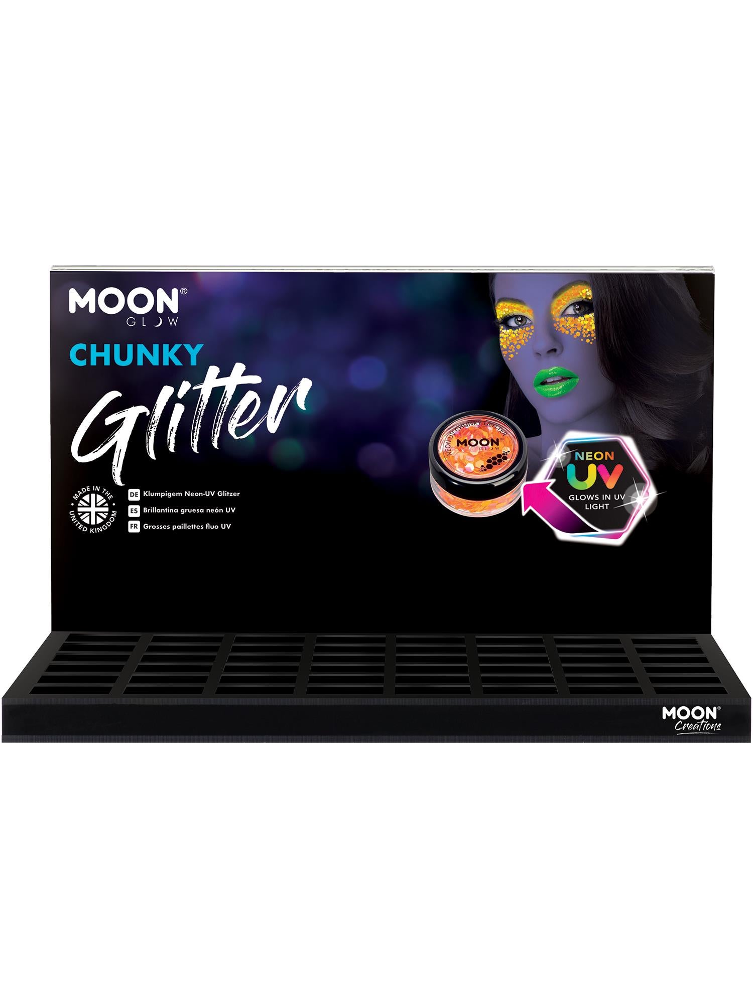 Moon Glow - Neon UV Chunky Glitter,
