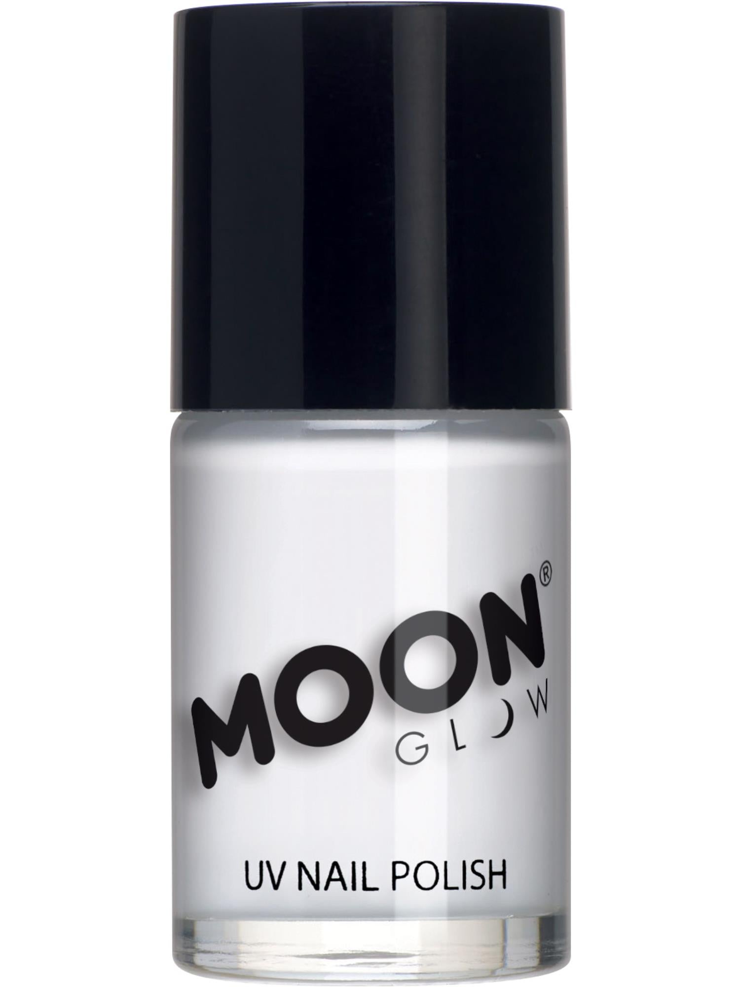 Moon Glow Intense Neon UV Nail Polish, White