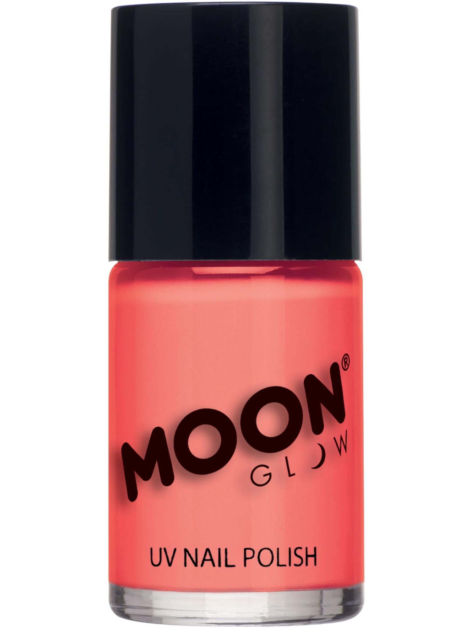 Moon Glow Pastel Neon UV Nail Polish, Pastel Coral