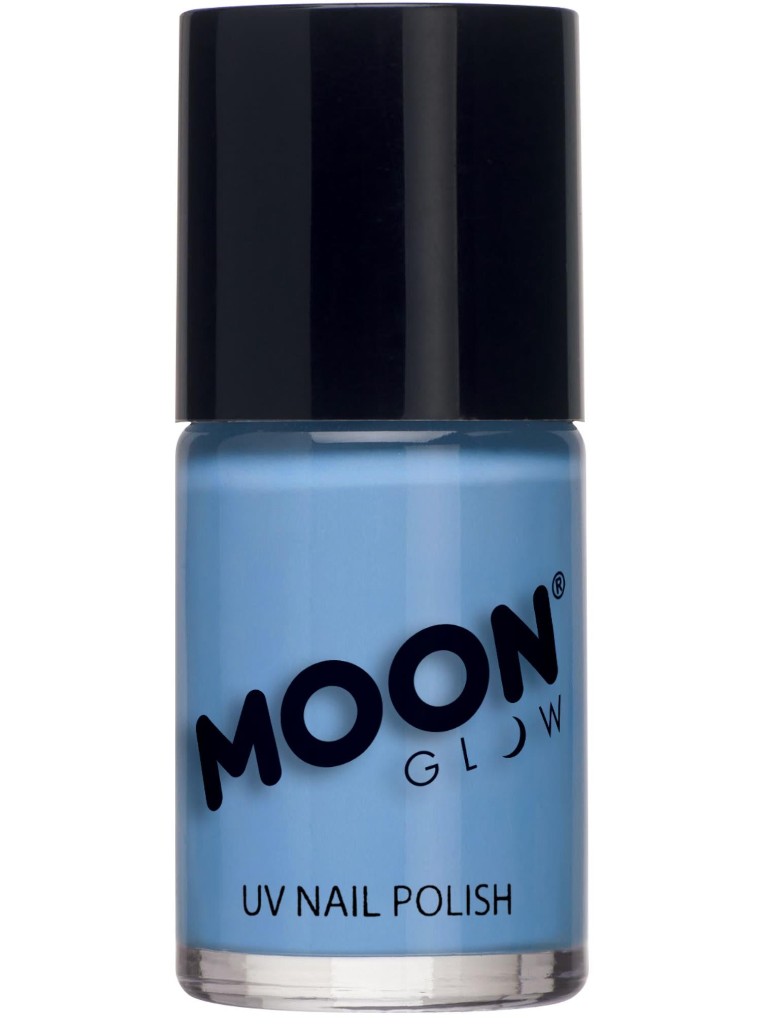 Moon Glow Pastel Neon UV Nail Polish, Pastel Blue