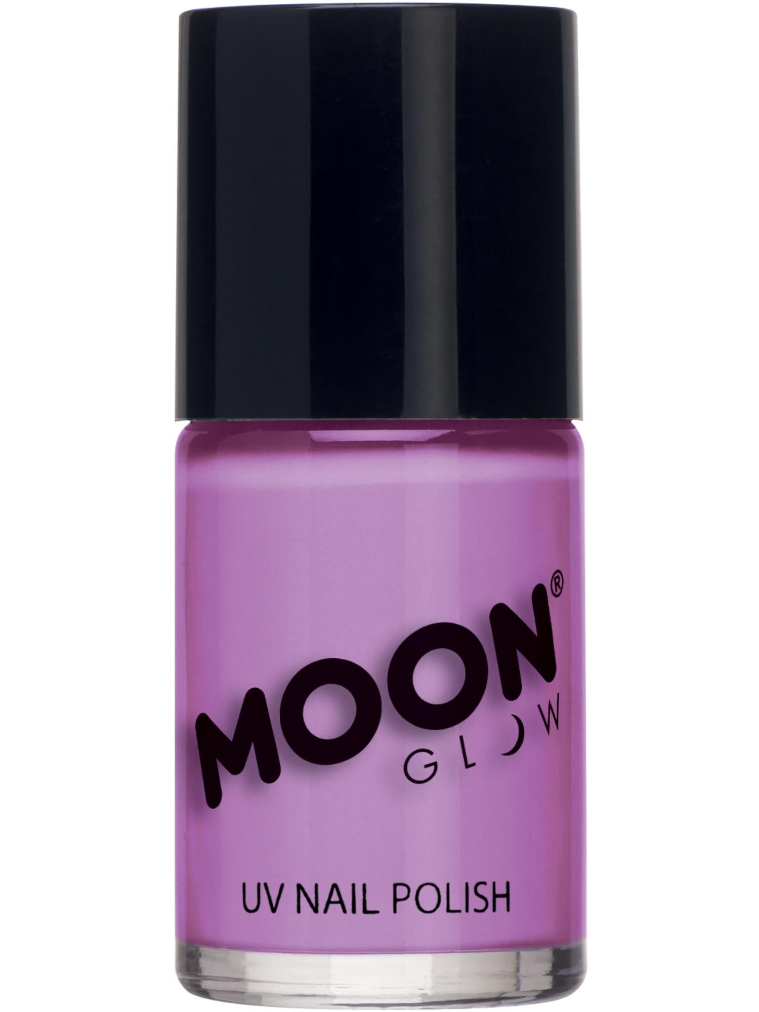 Moon Glow Pastel Neon UV Nail Polish, Pastel Lilac