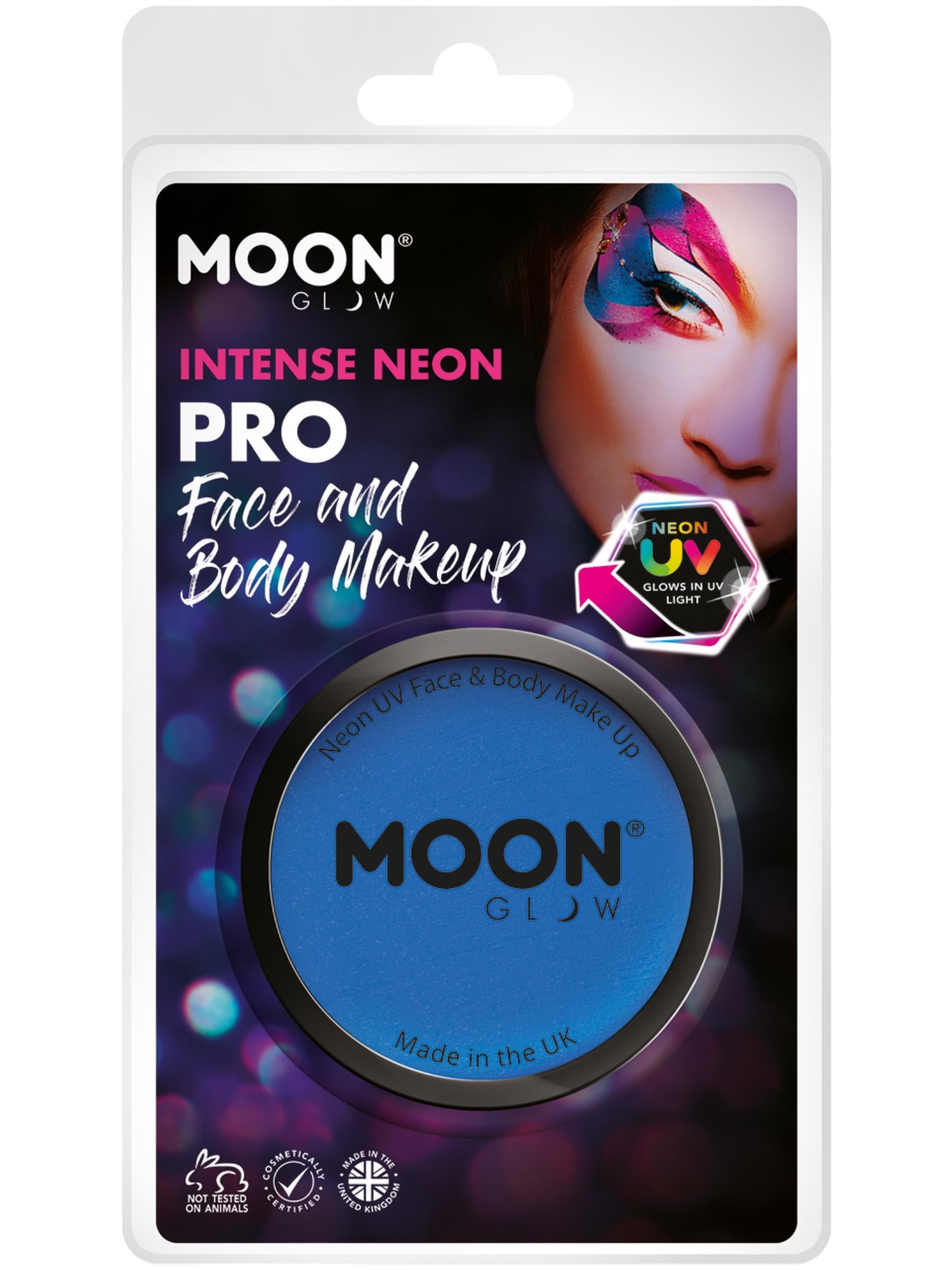 Moon Glow Pro Intense Neon UV Cake Pot, Intense Bl