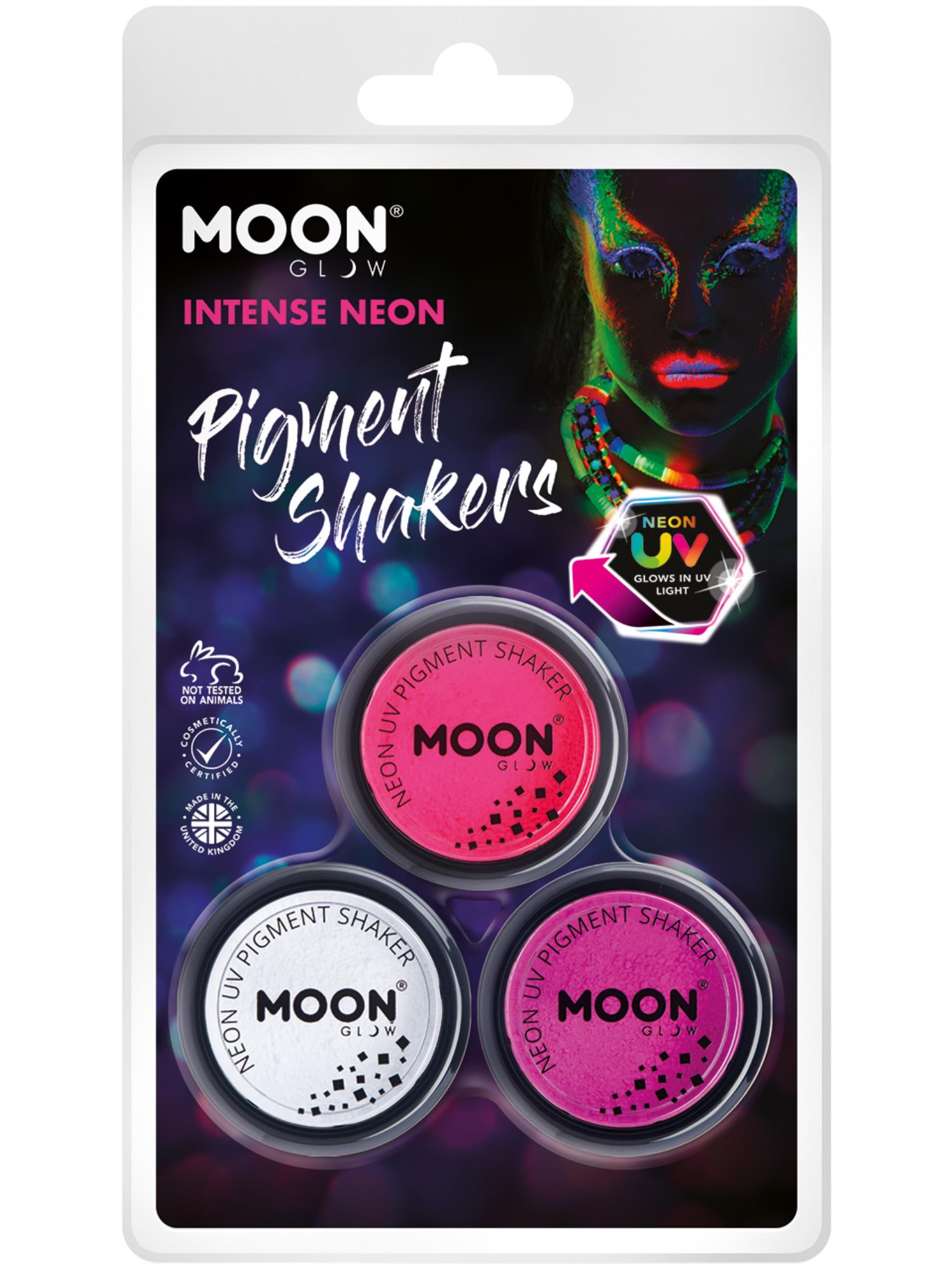 Moon Glow Intense Neon UV Pigment Shakers,