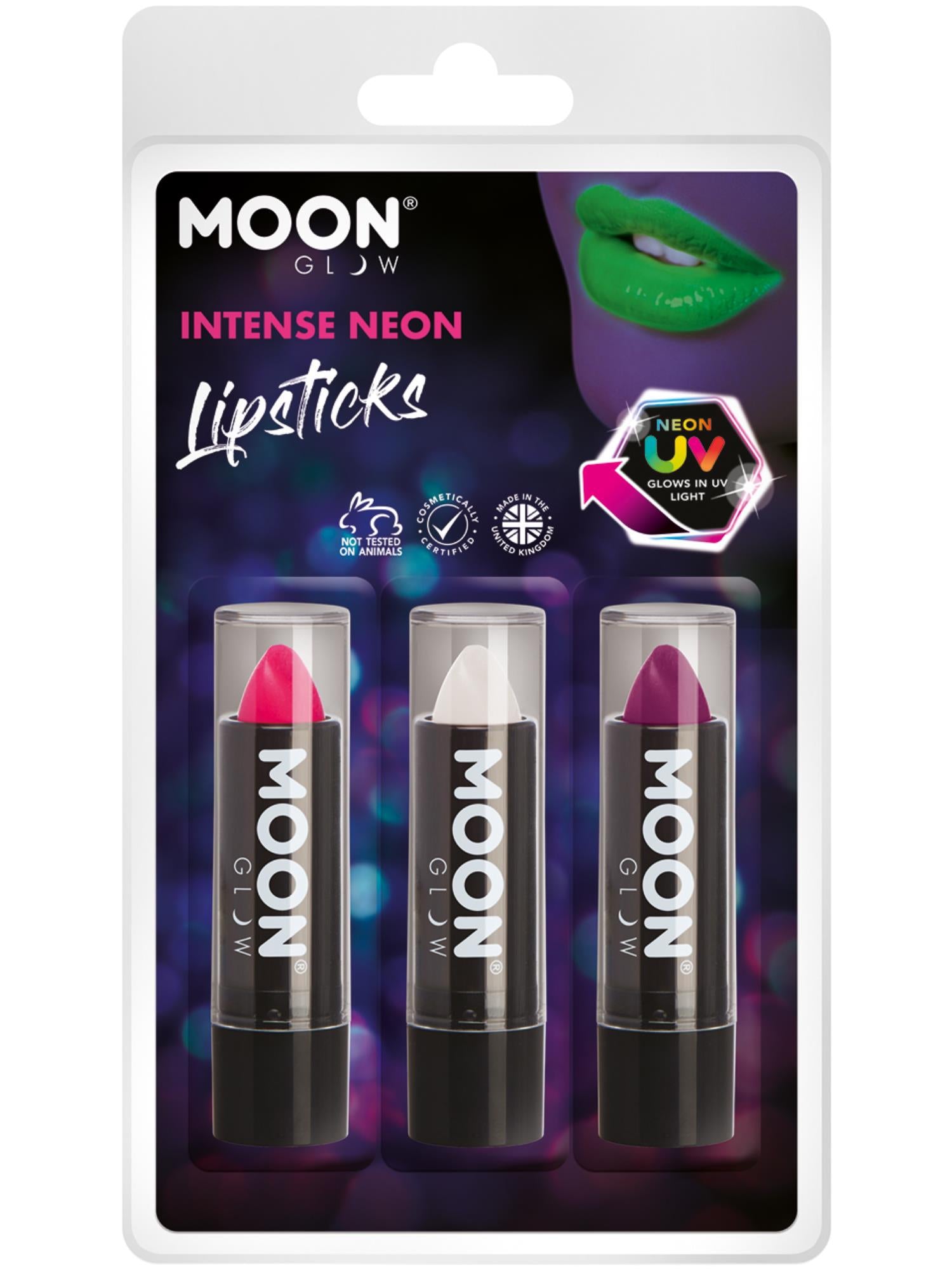 Moon Glow Intense Neon UV Lipstick,