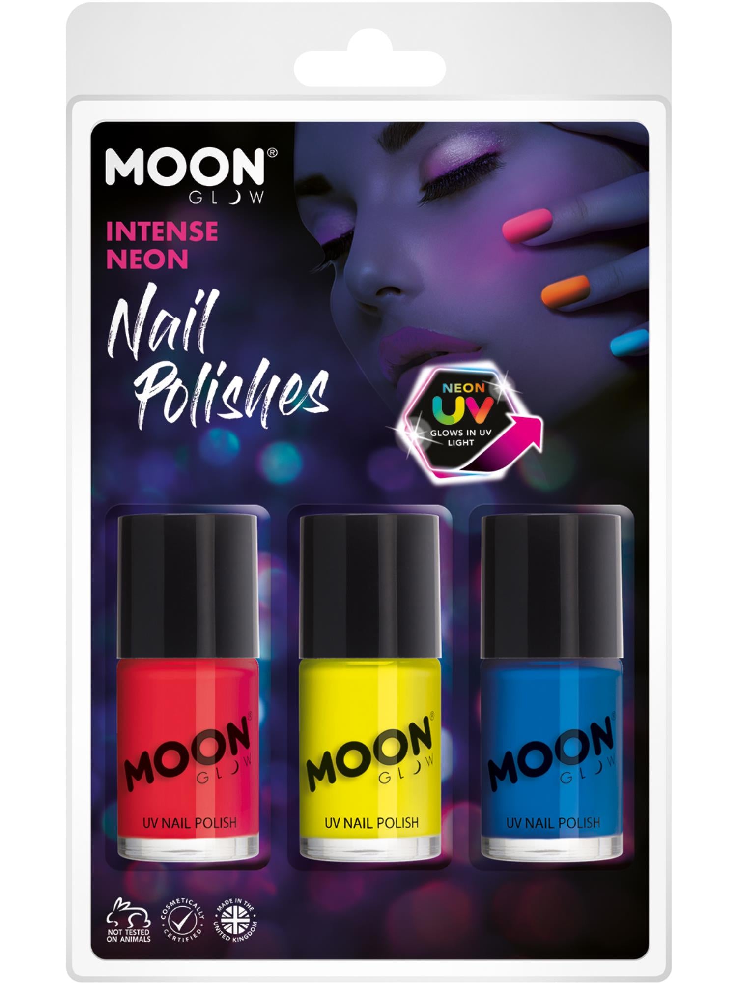 Moon Glow Intense Neon UV Nail Polish,