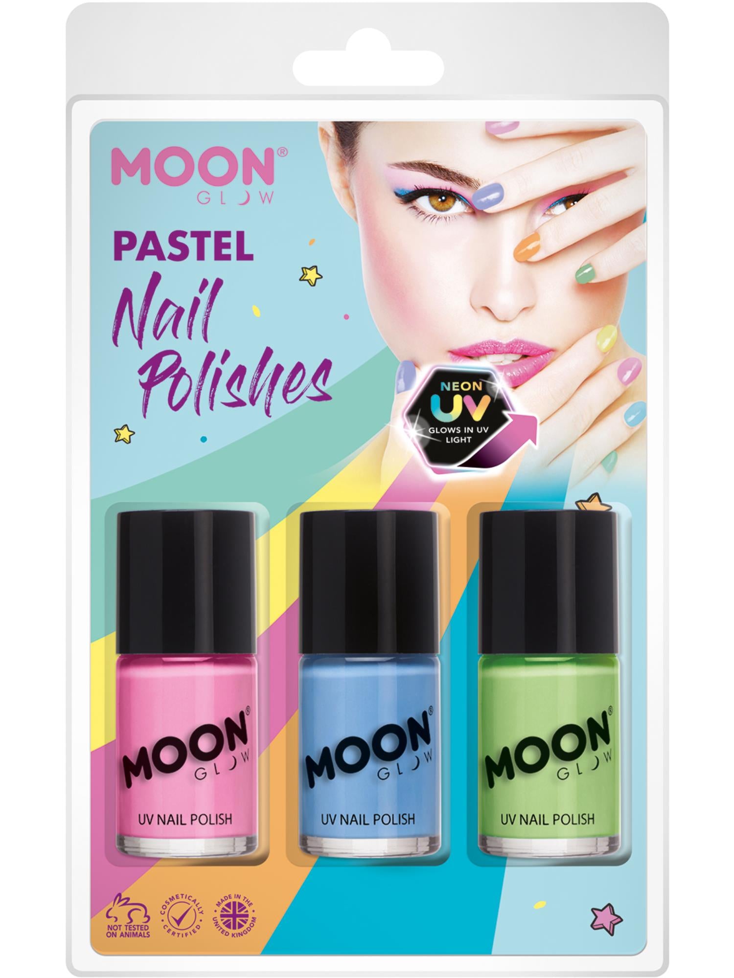 Moon Glow Pastel Neon UV Nail Polish,